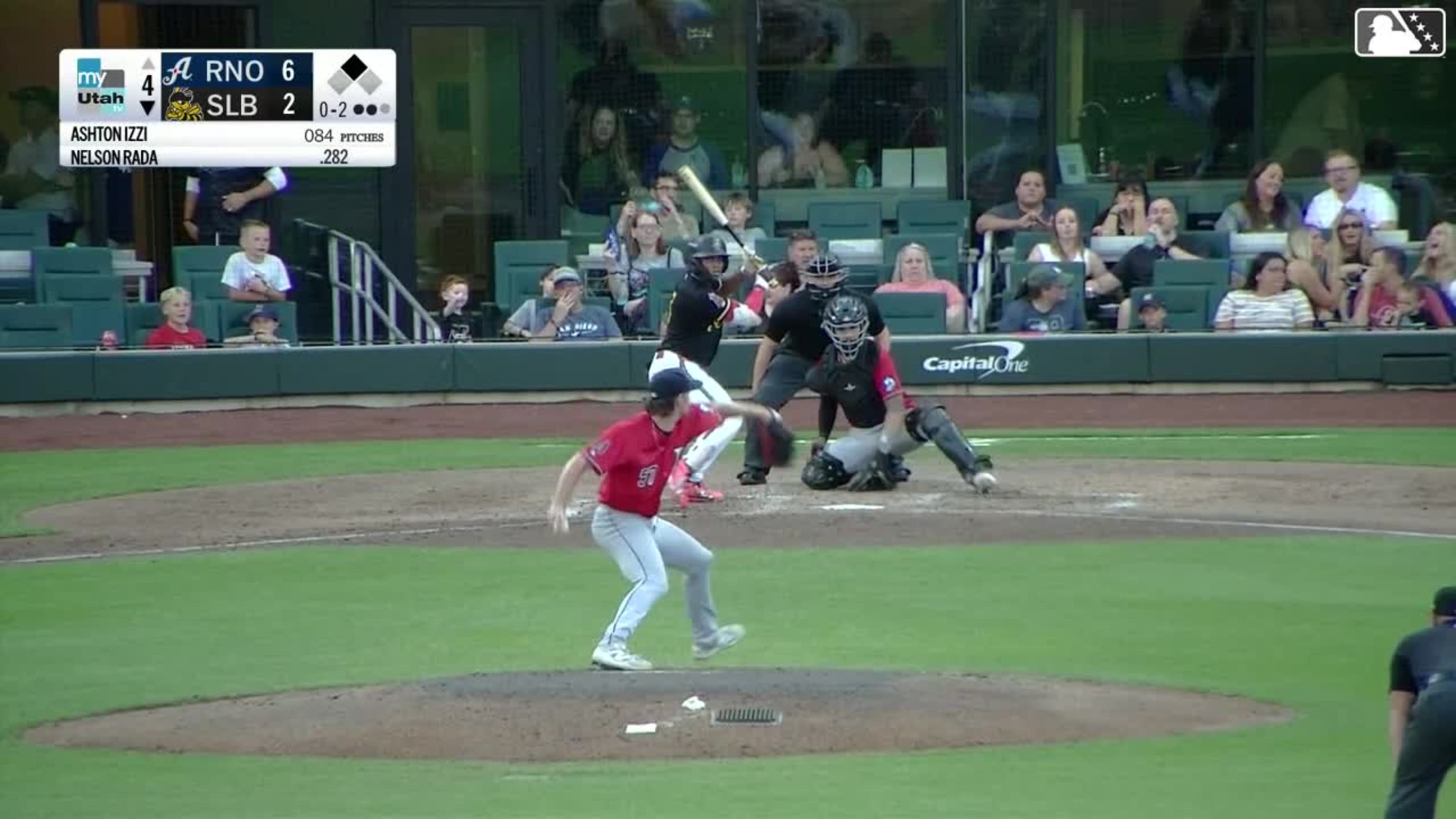 Nelson Rada homers (3) on a fly ball to right center field. Cade Marlowe scores.