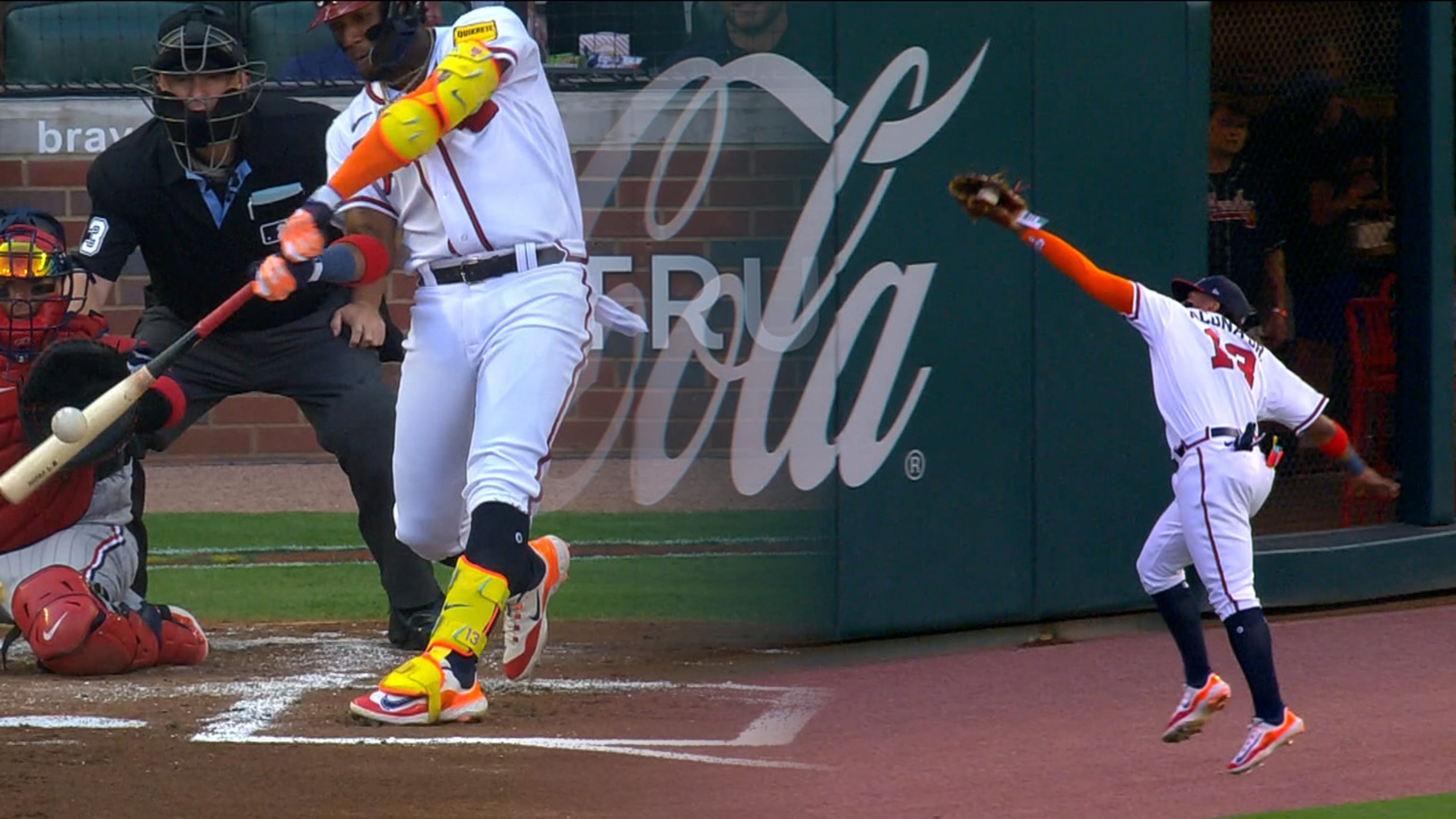 Partido de 2 jonrones de Acuña Jr.