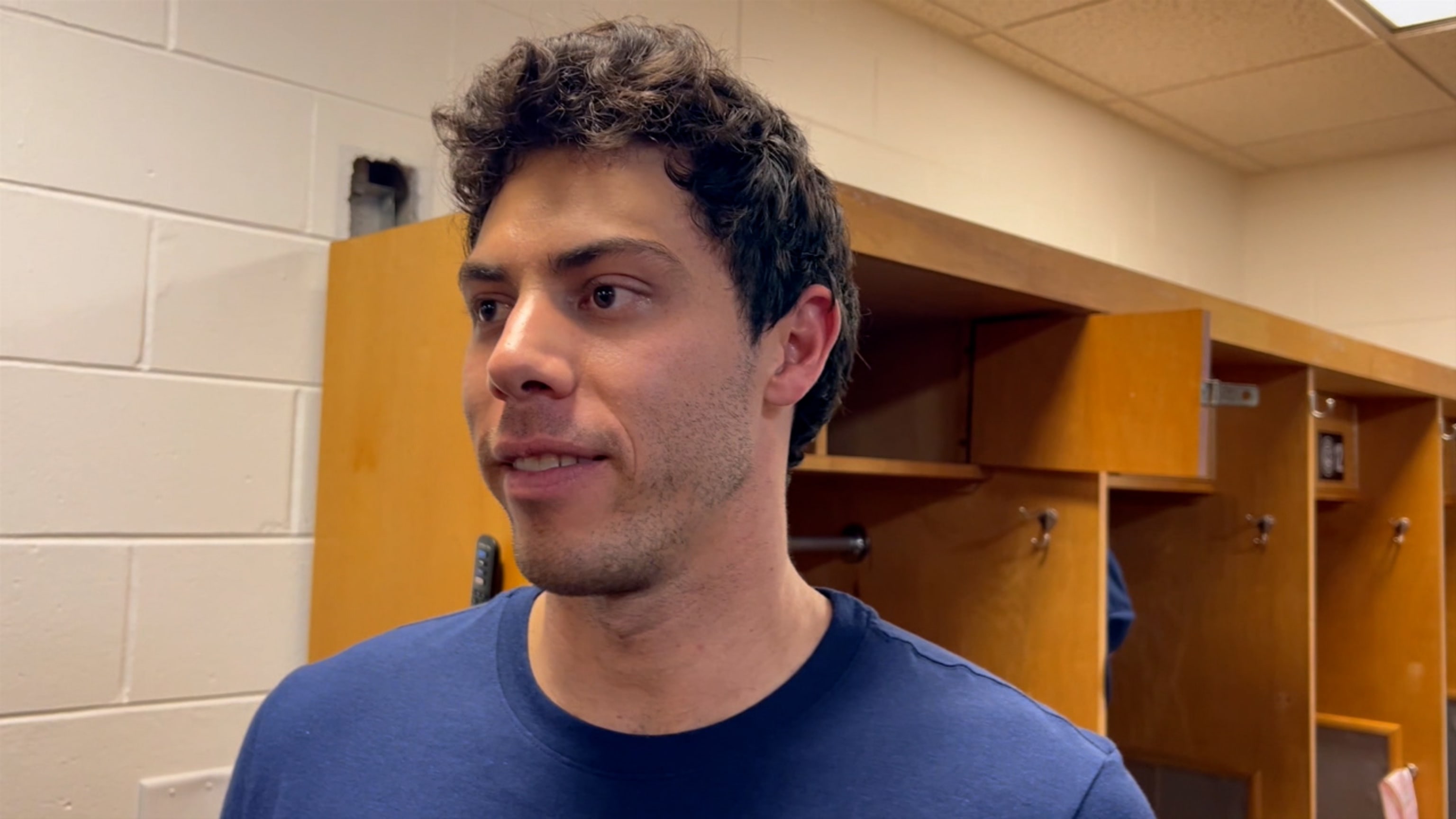 Christian Yelich on homering with a pink bat