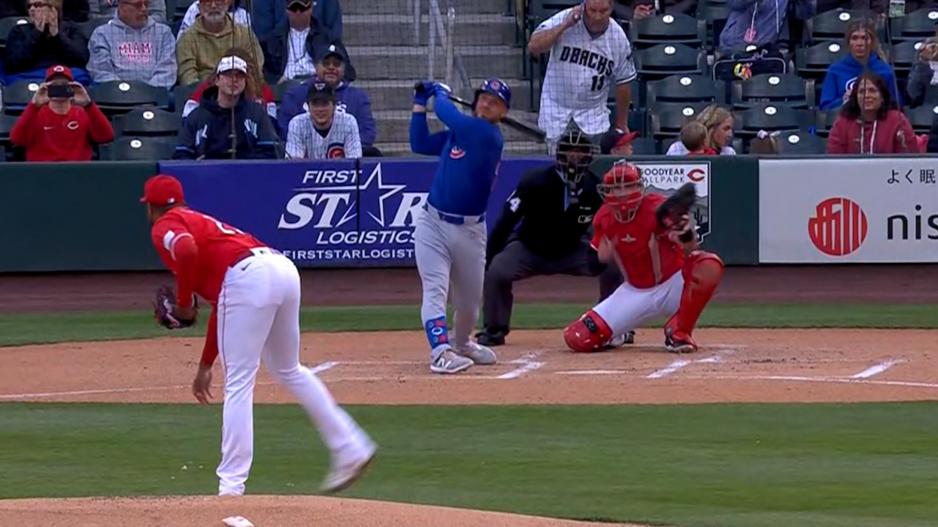 Michael Busch belts a two-run home run