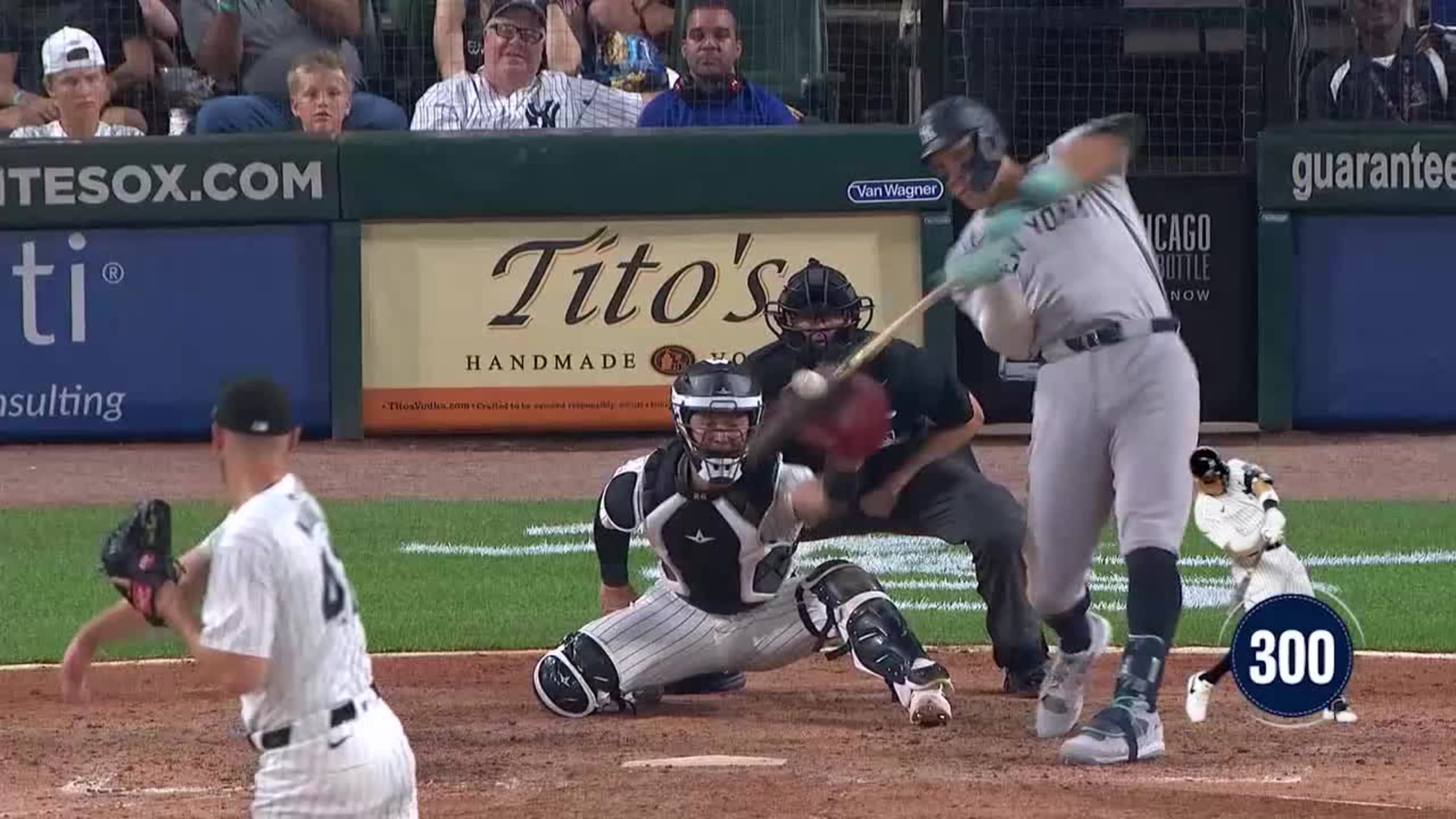 Aaron Judge's 300 homers in 60 seconds