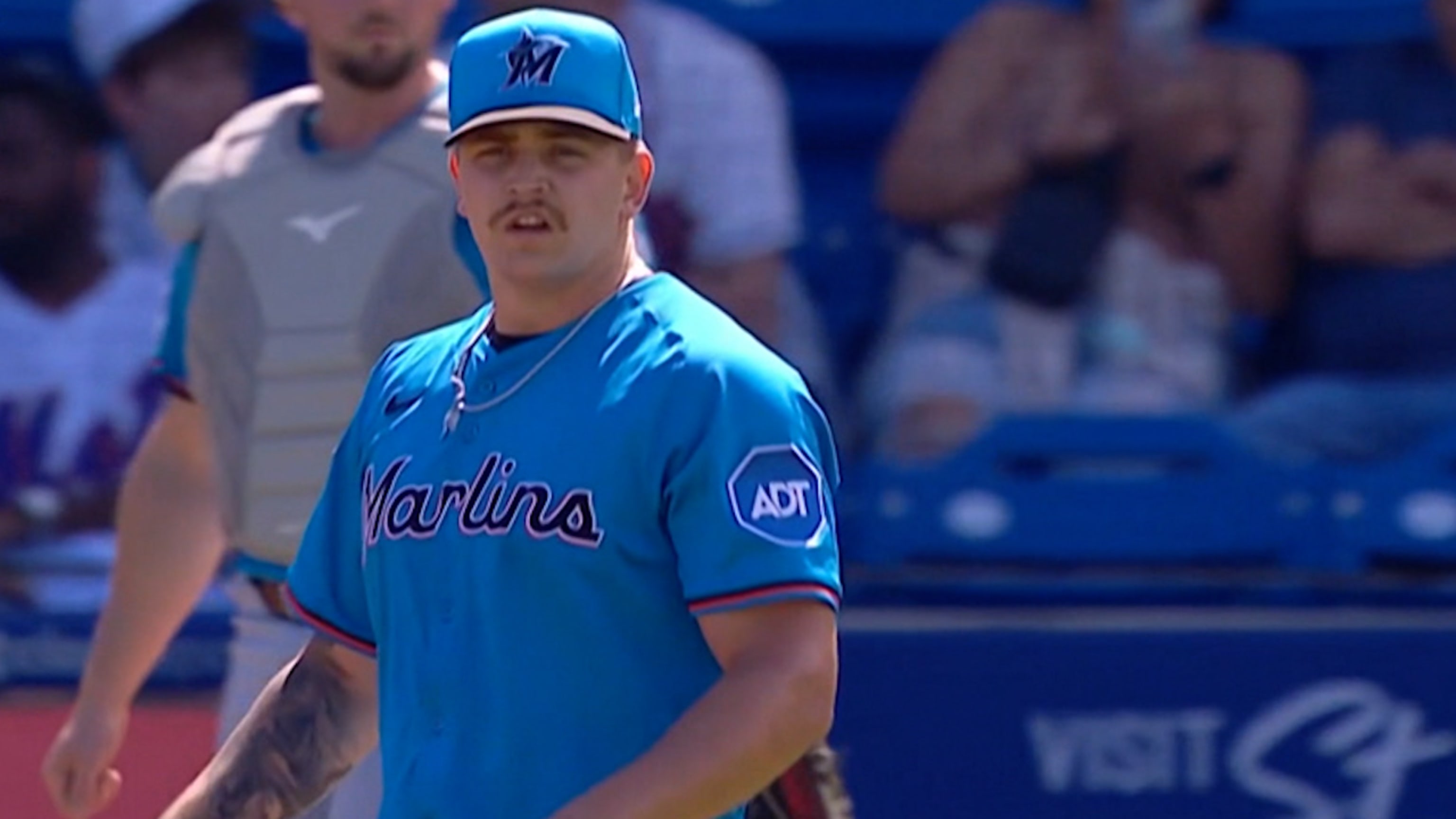 Robby Snelling gets a first-pitch popout