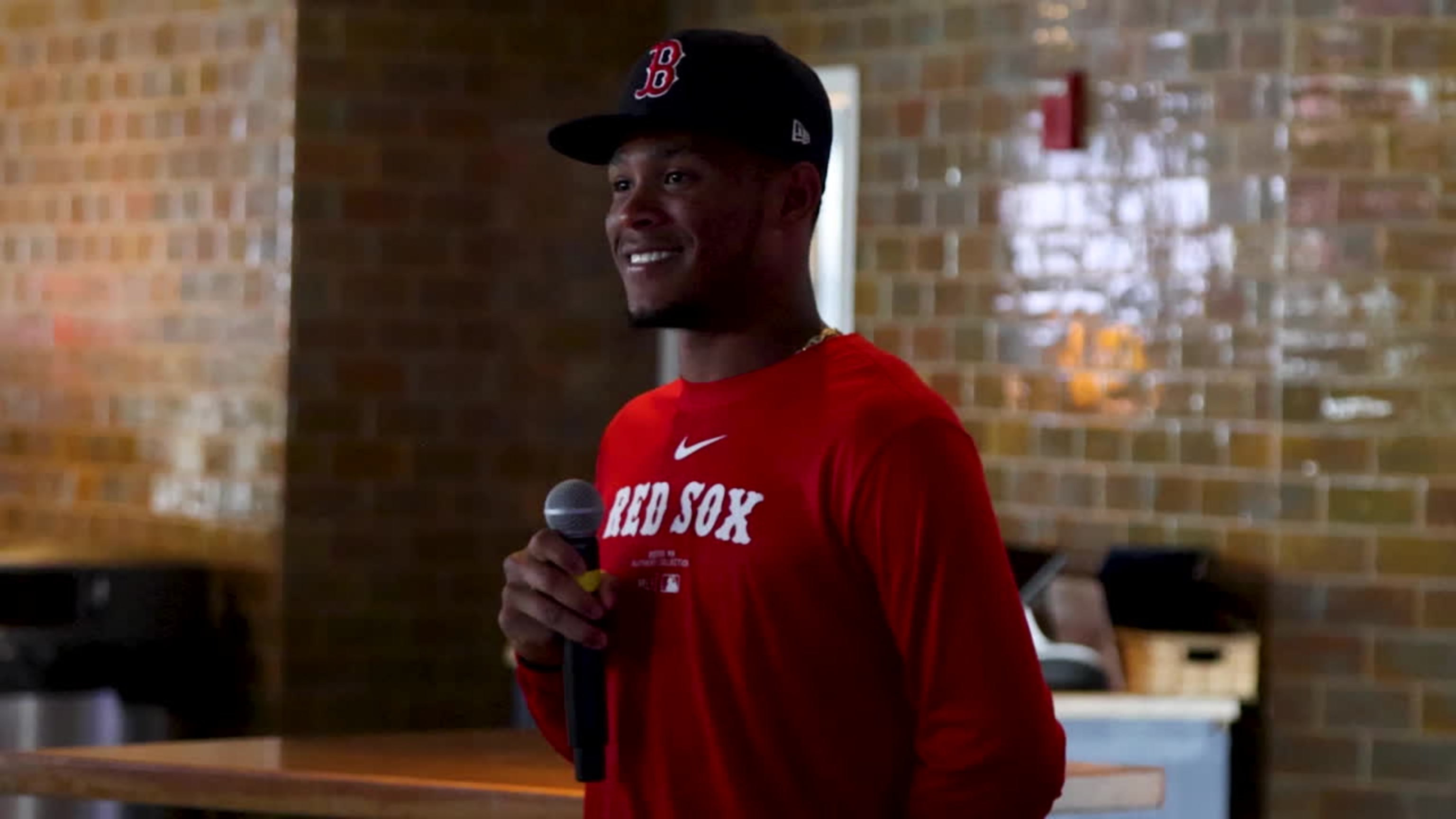 Ceddanne Rafaela meets fans with Red Sox Destinations
