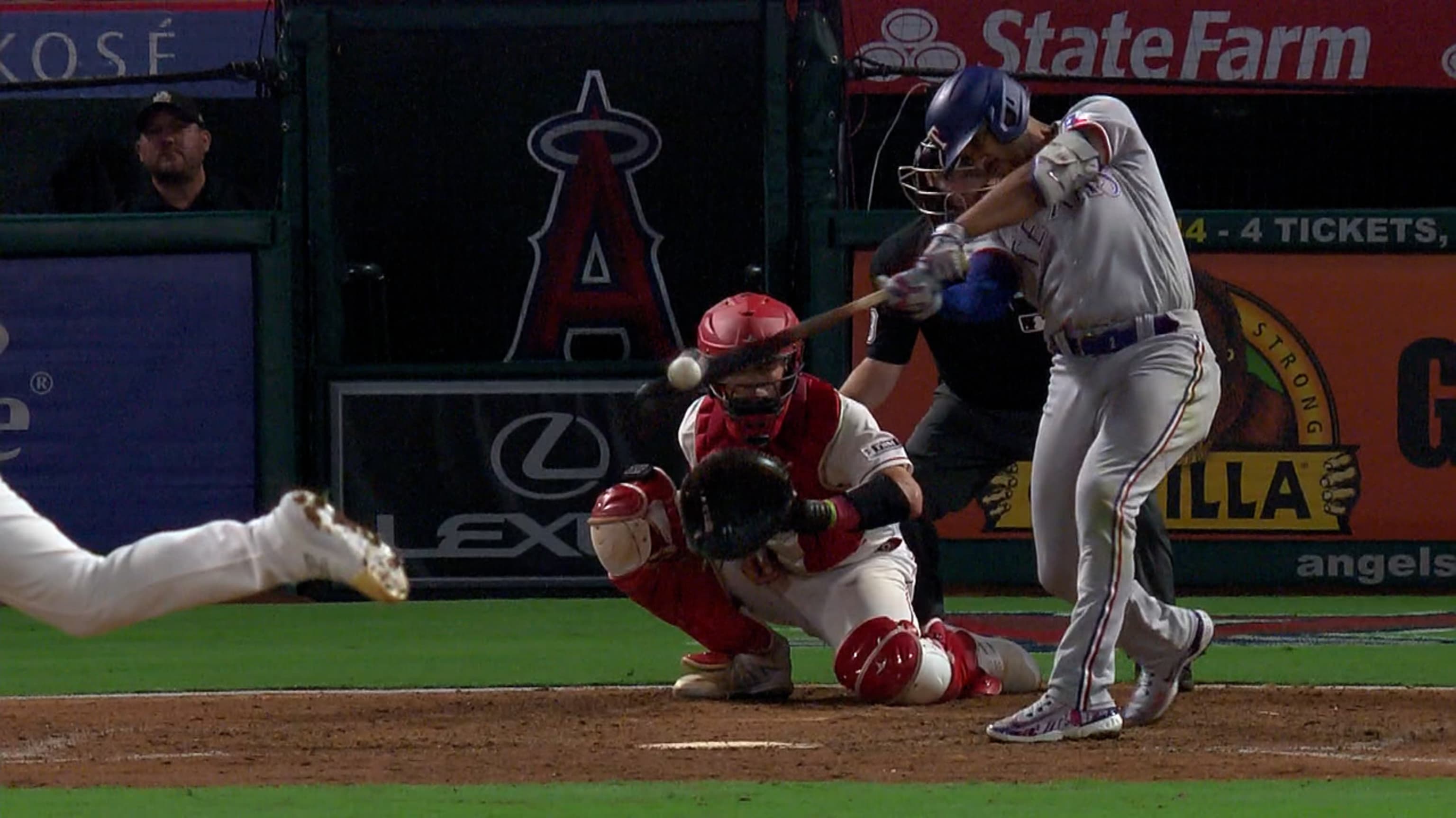 Rangers back Gray with 3 straight homers, beat Angels 5-1 to