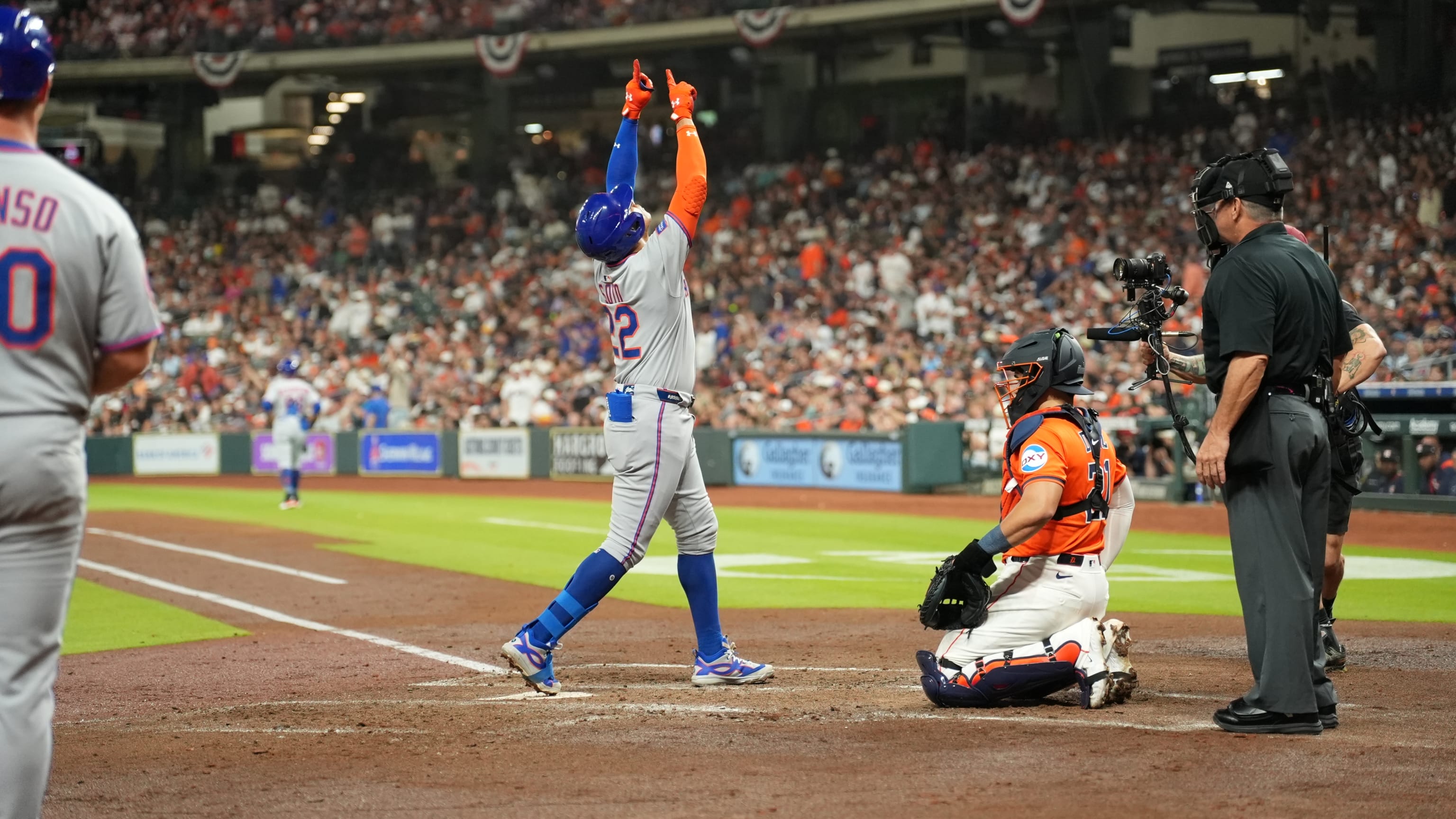 Juan Soto conecta su primer jonrón con los Mets