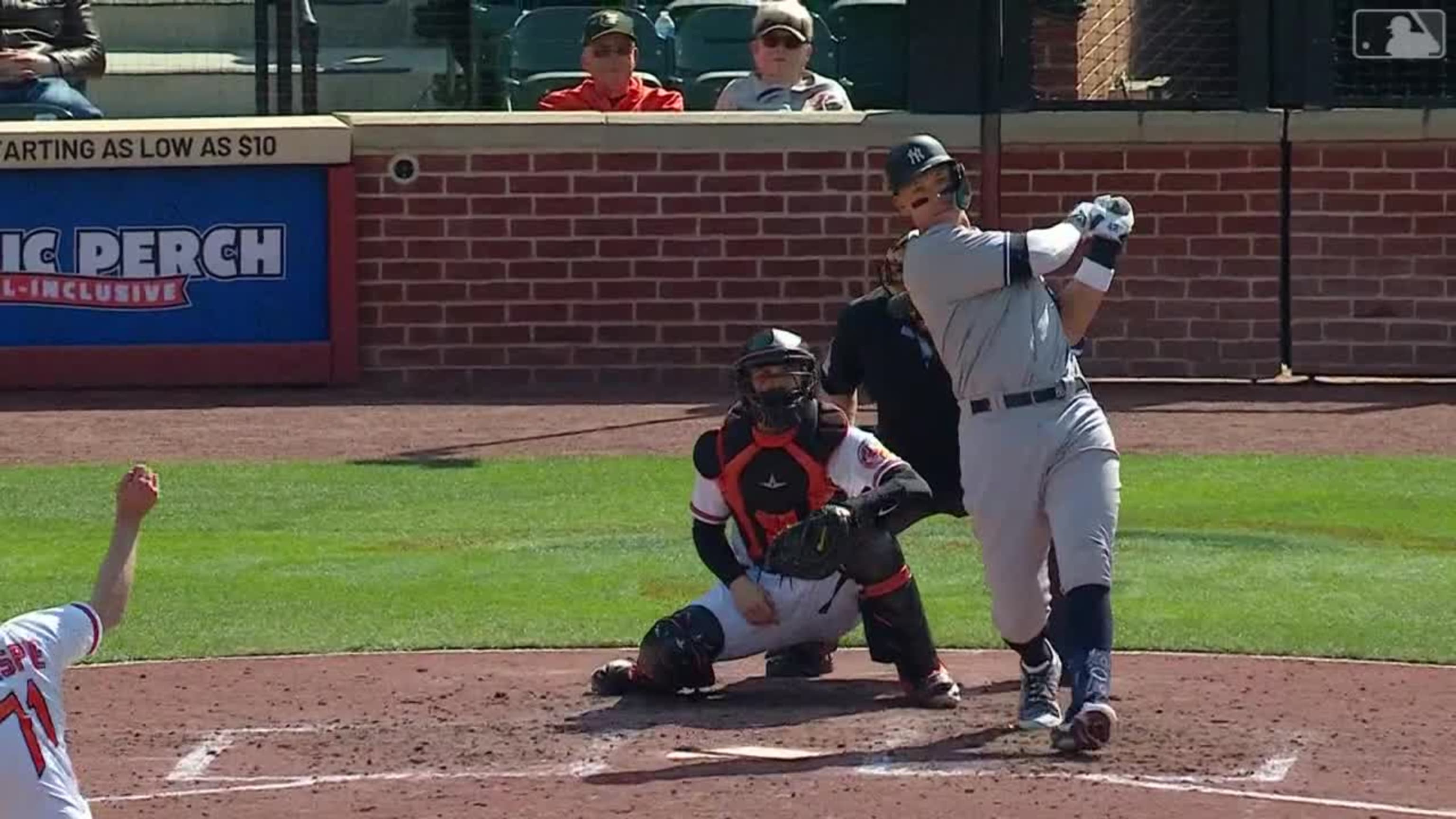 Aaron Judge dispara 2 jonrones