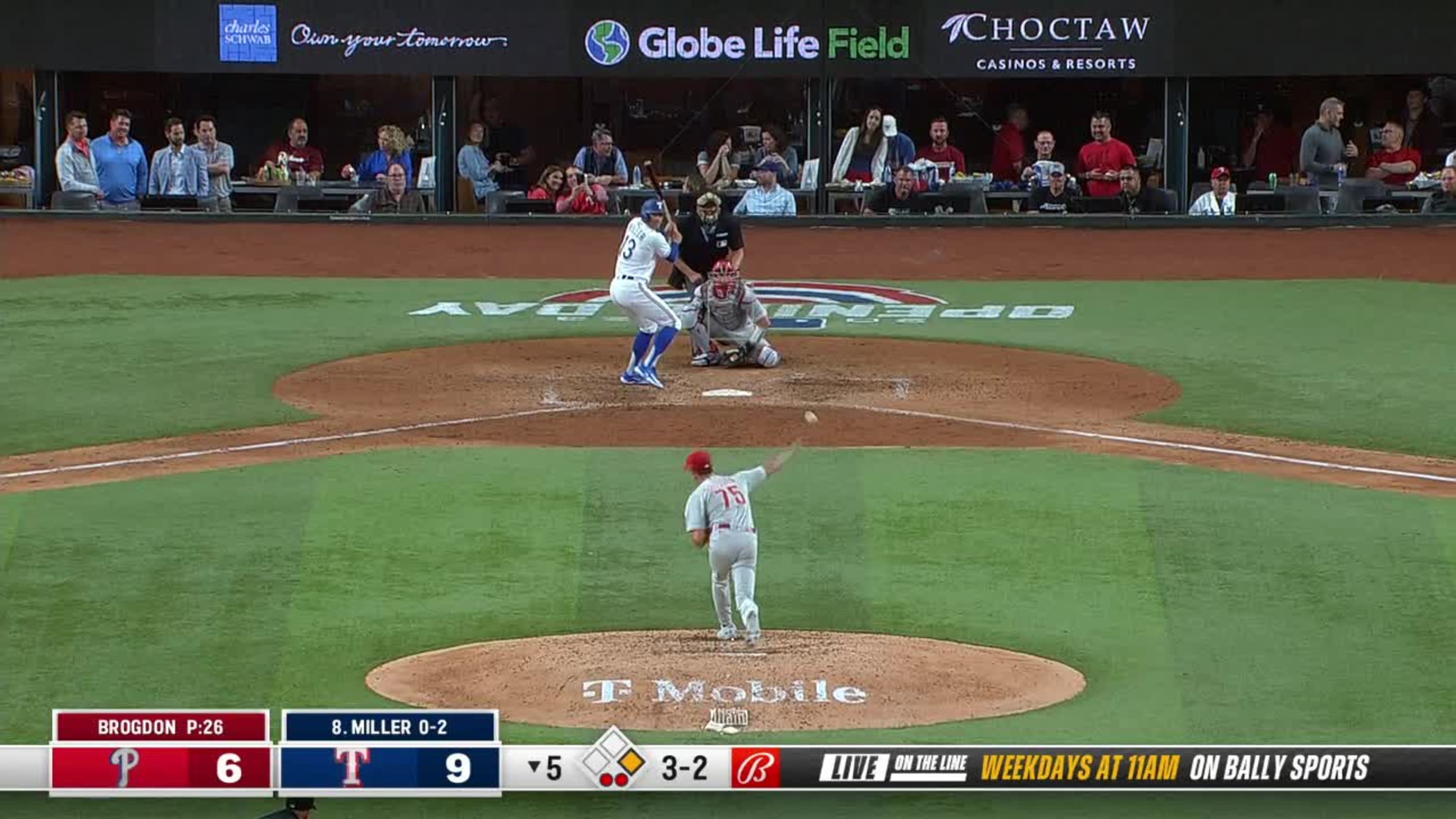 HR de 2 carreras de Brad Miller