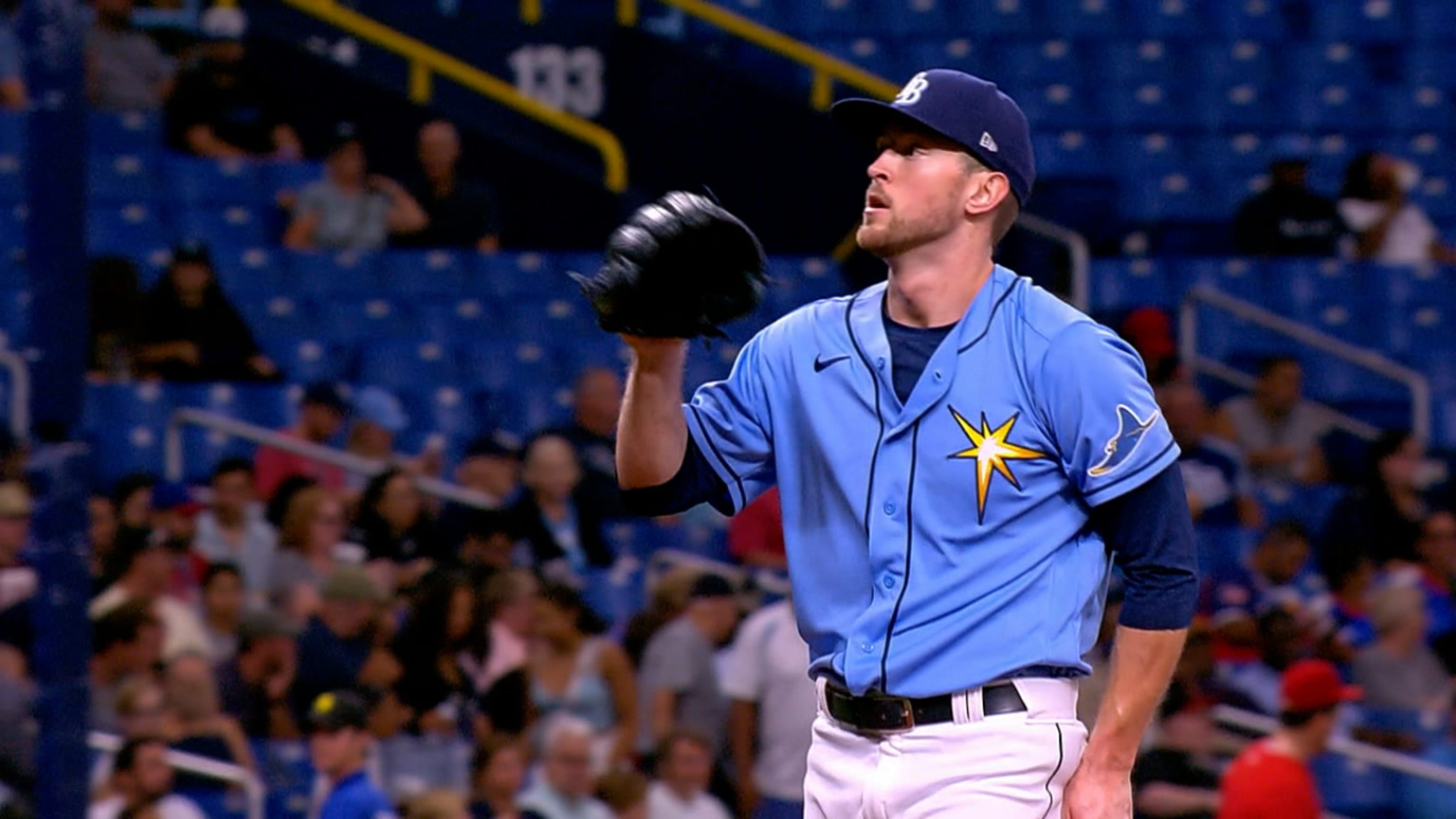 Tampa Bay Rays pitcher Jalen Beeks delivers to the St. Louis