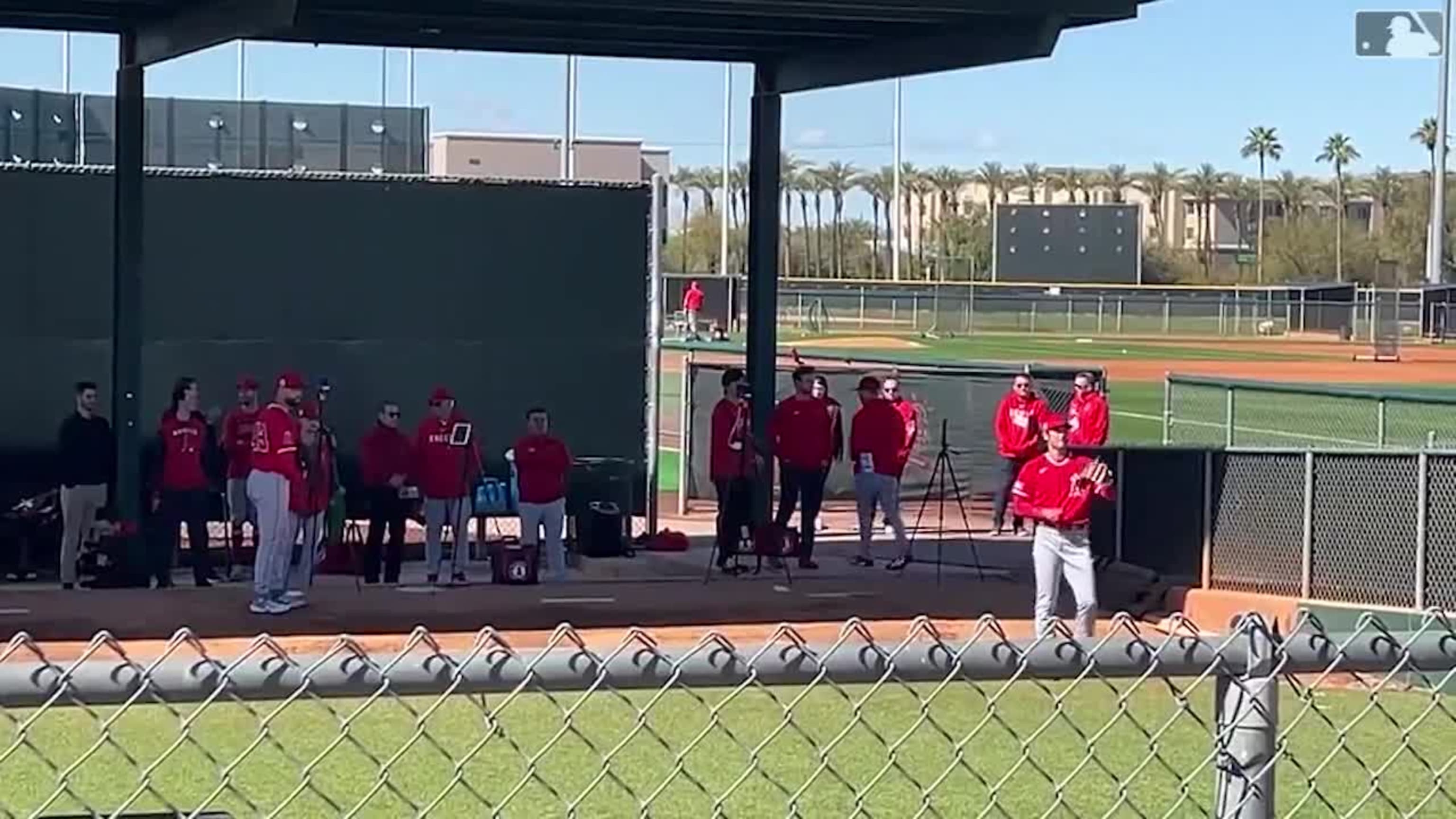 Sesión de bullpen de Ohtani 