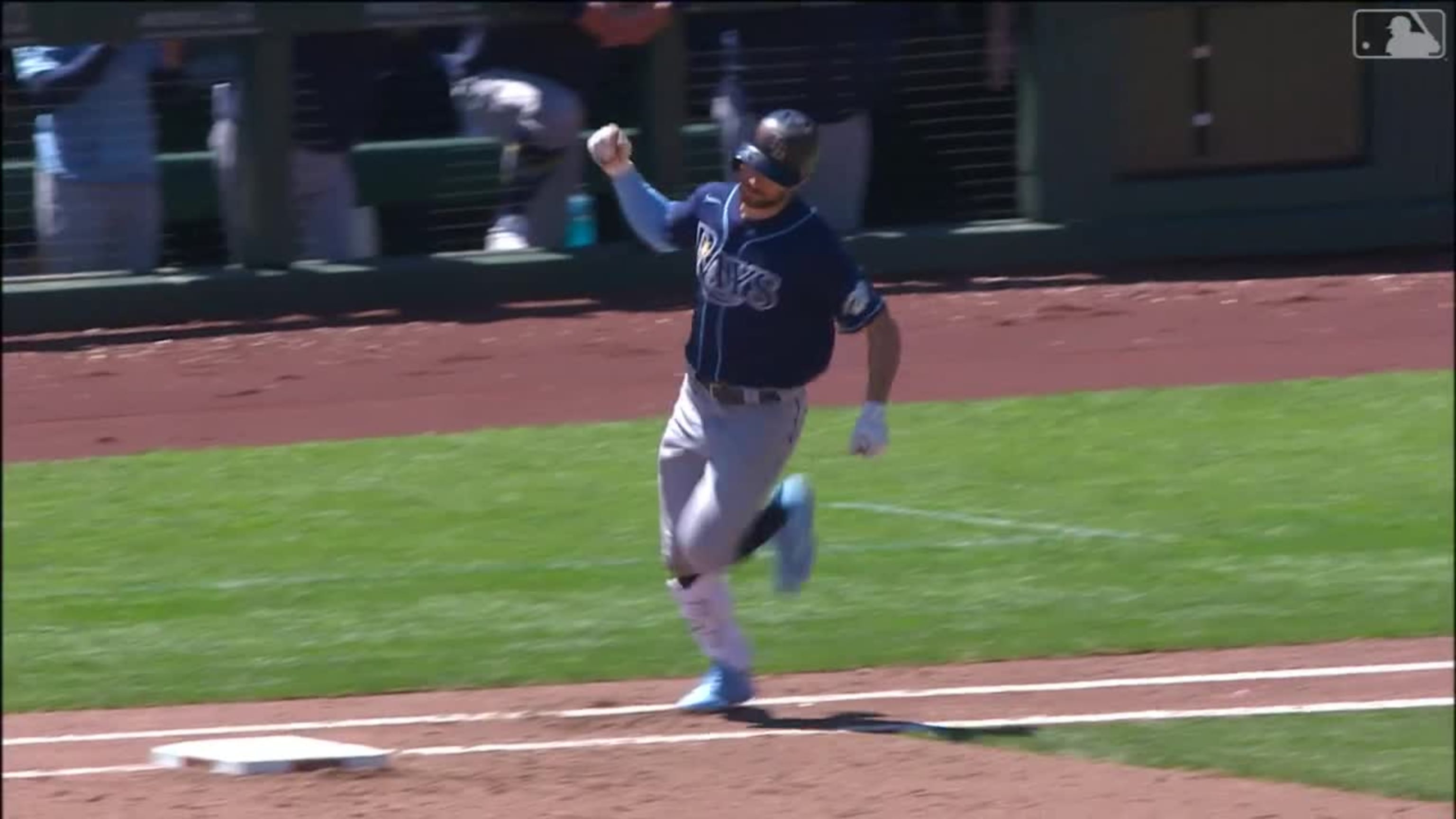 Rays Player Luke Raley Hits Wacky Inside-The-Park Home Run