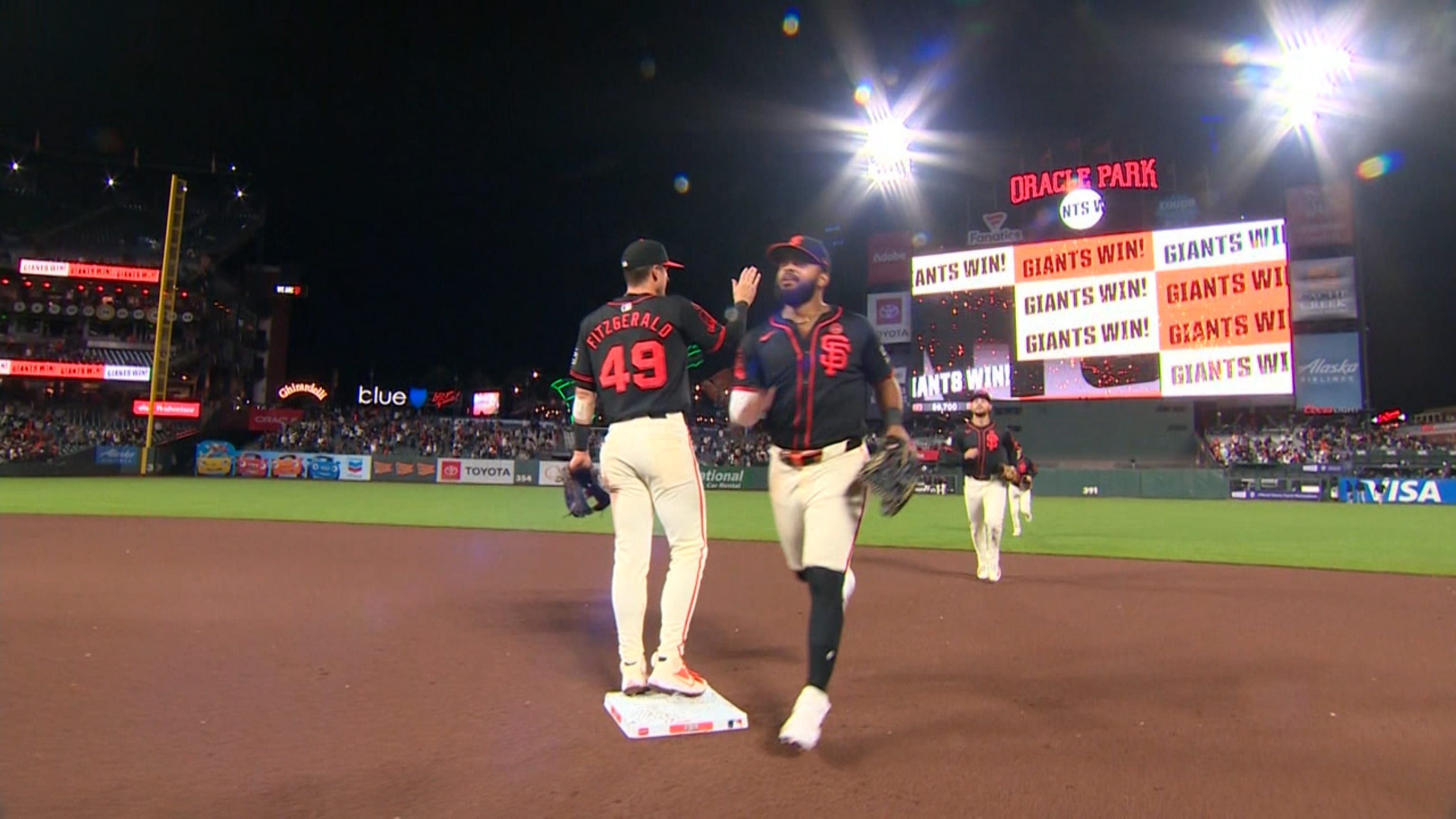 Hayden Birdsong strikes out 8 in Giants doubleheader sweep