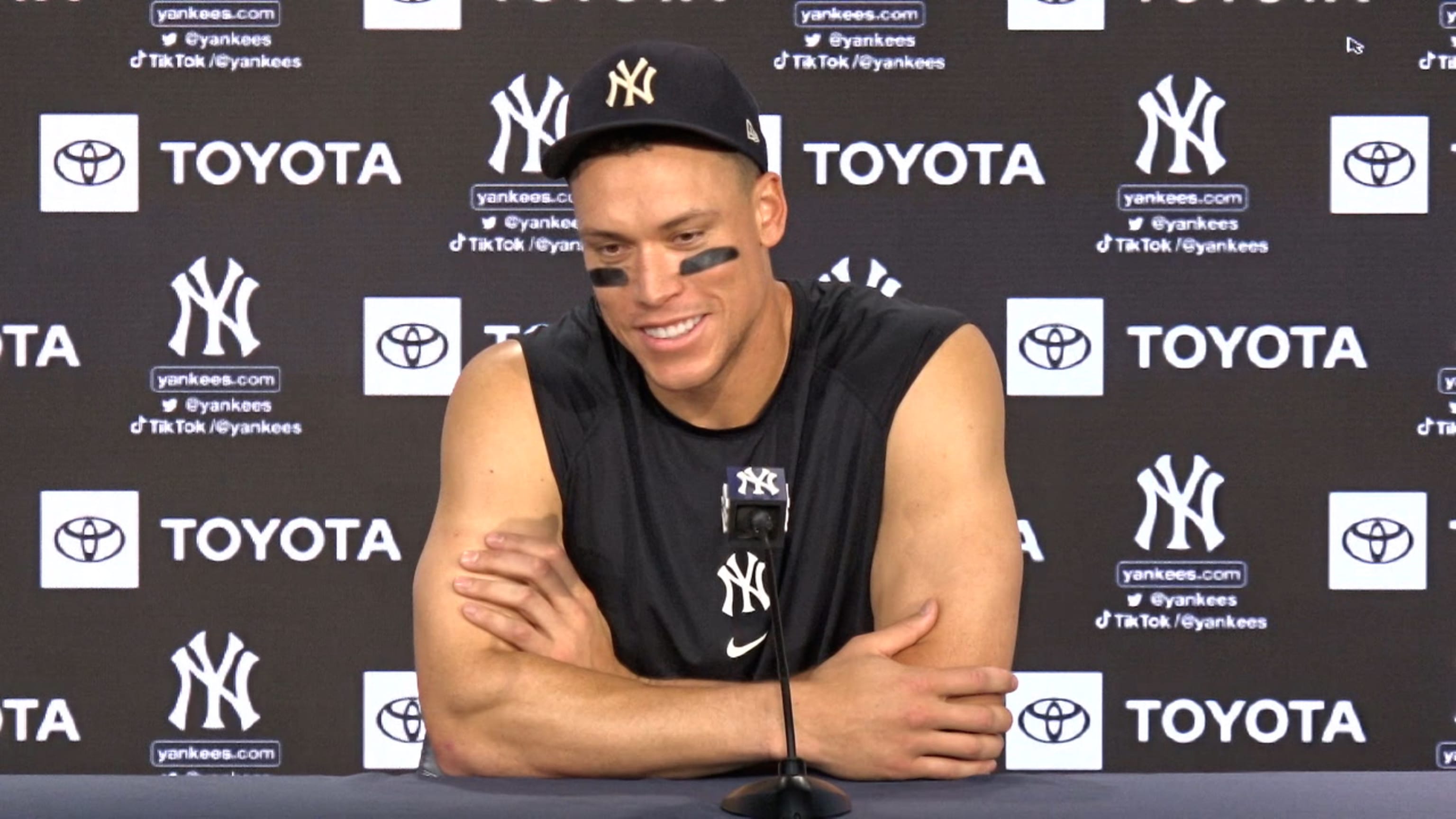 aaron judge without a shirt