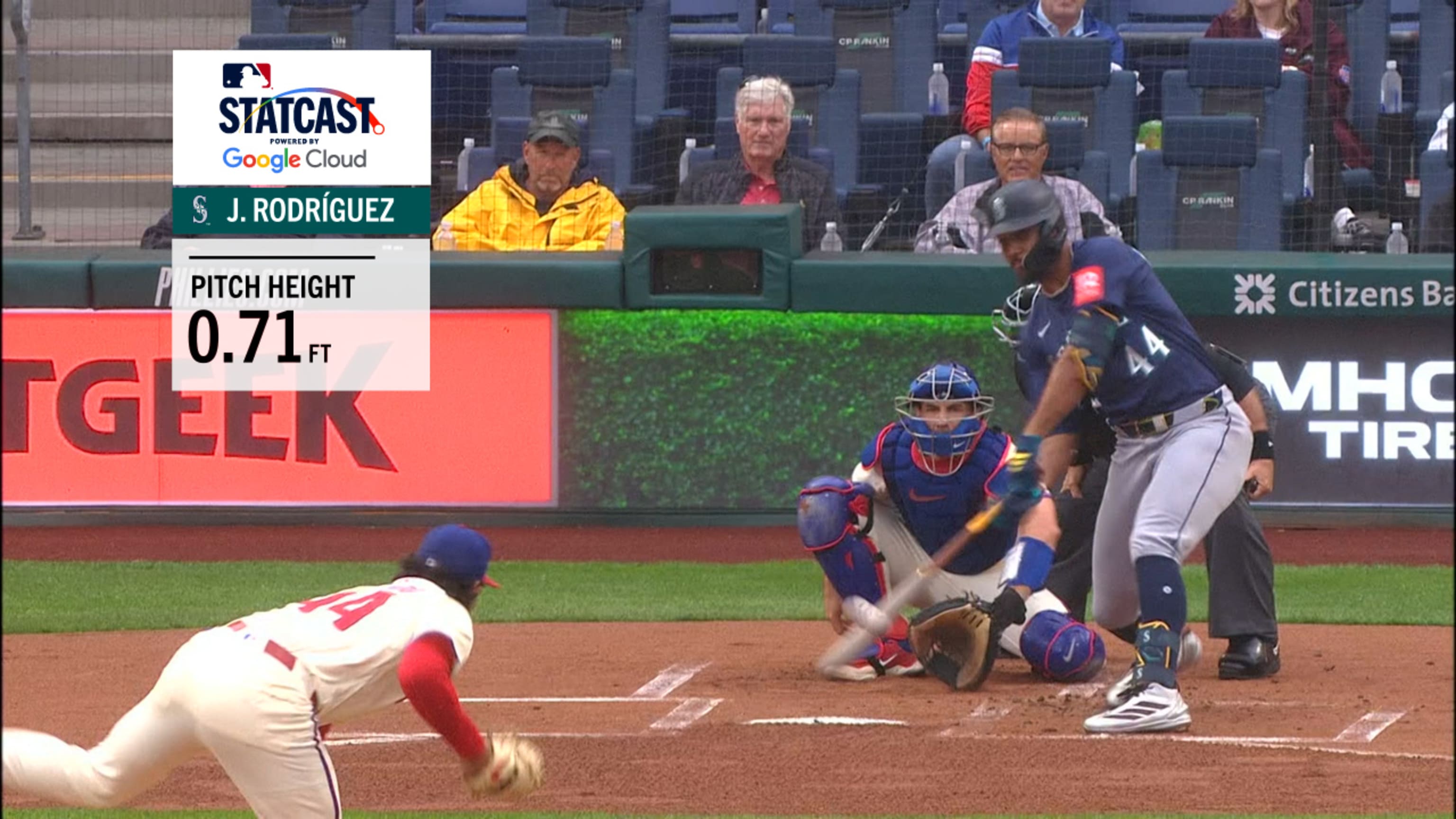 Mariners swept by Phillies to end East Coast road trip