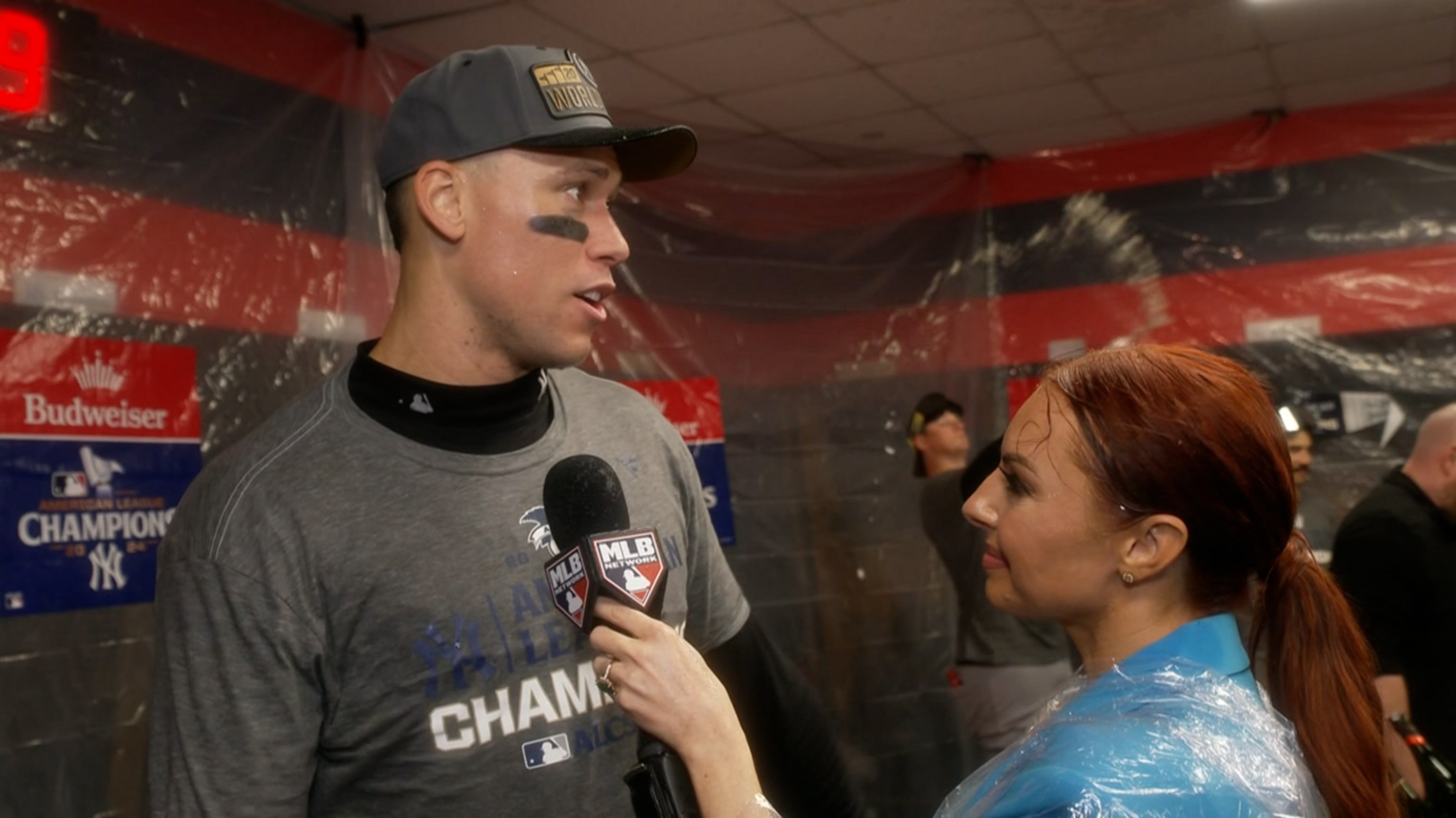 Aaron Judge discusses clinching AL pennant, emotions