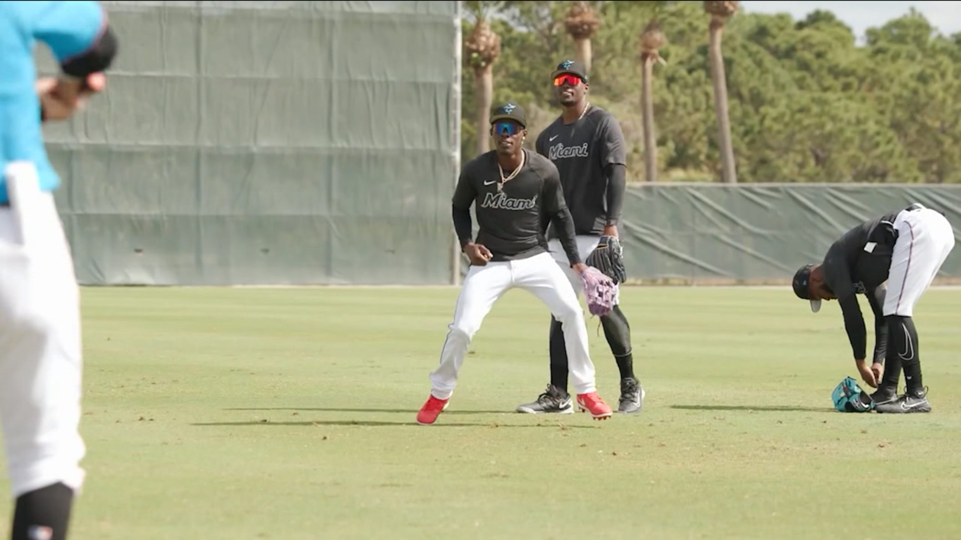 Miami Marlins' Jazz Chisholm battles outfield 'learning curve