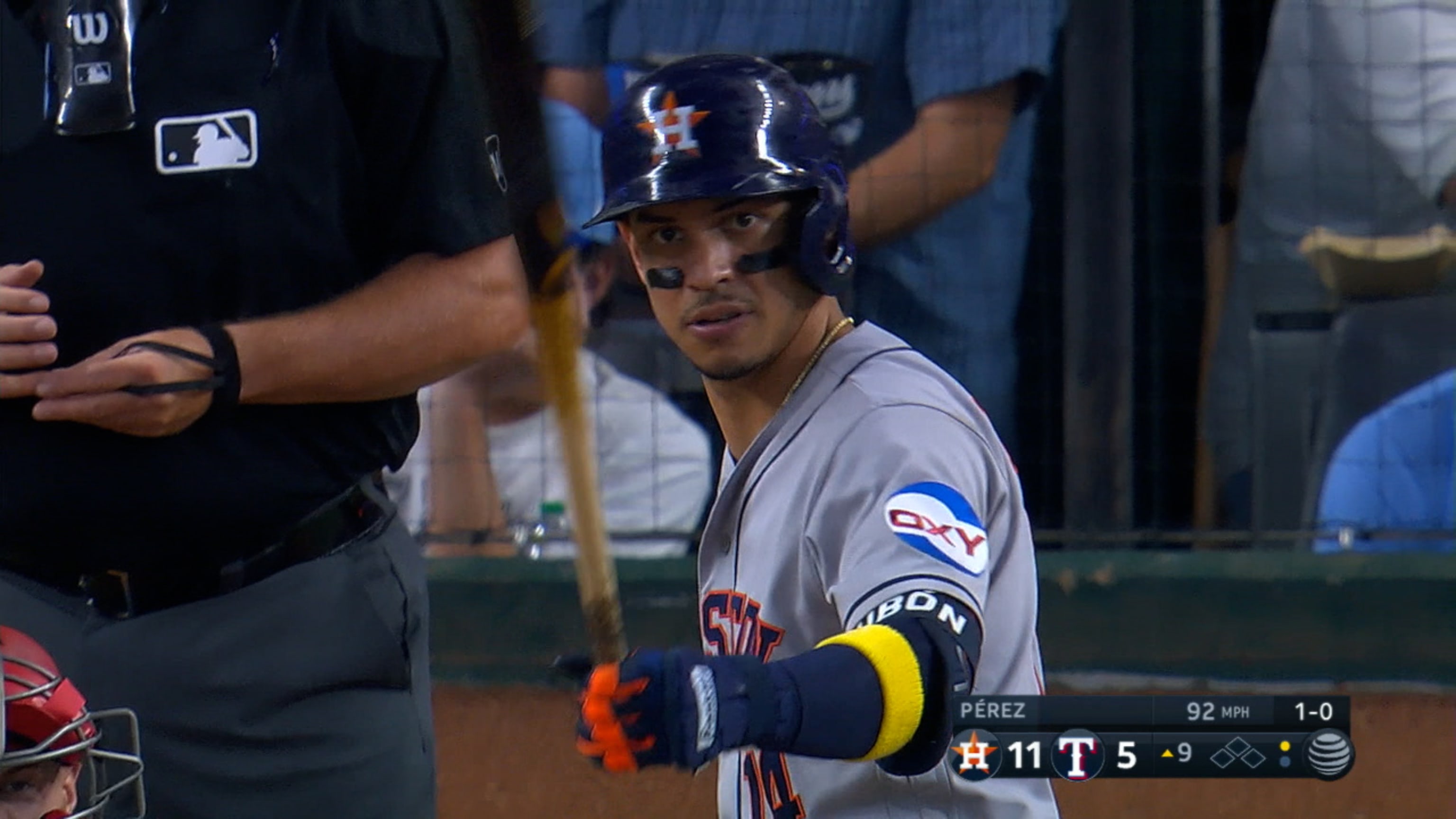 Los 2 jonrones de Mauricio Dubón