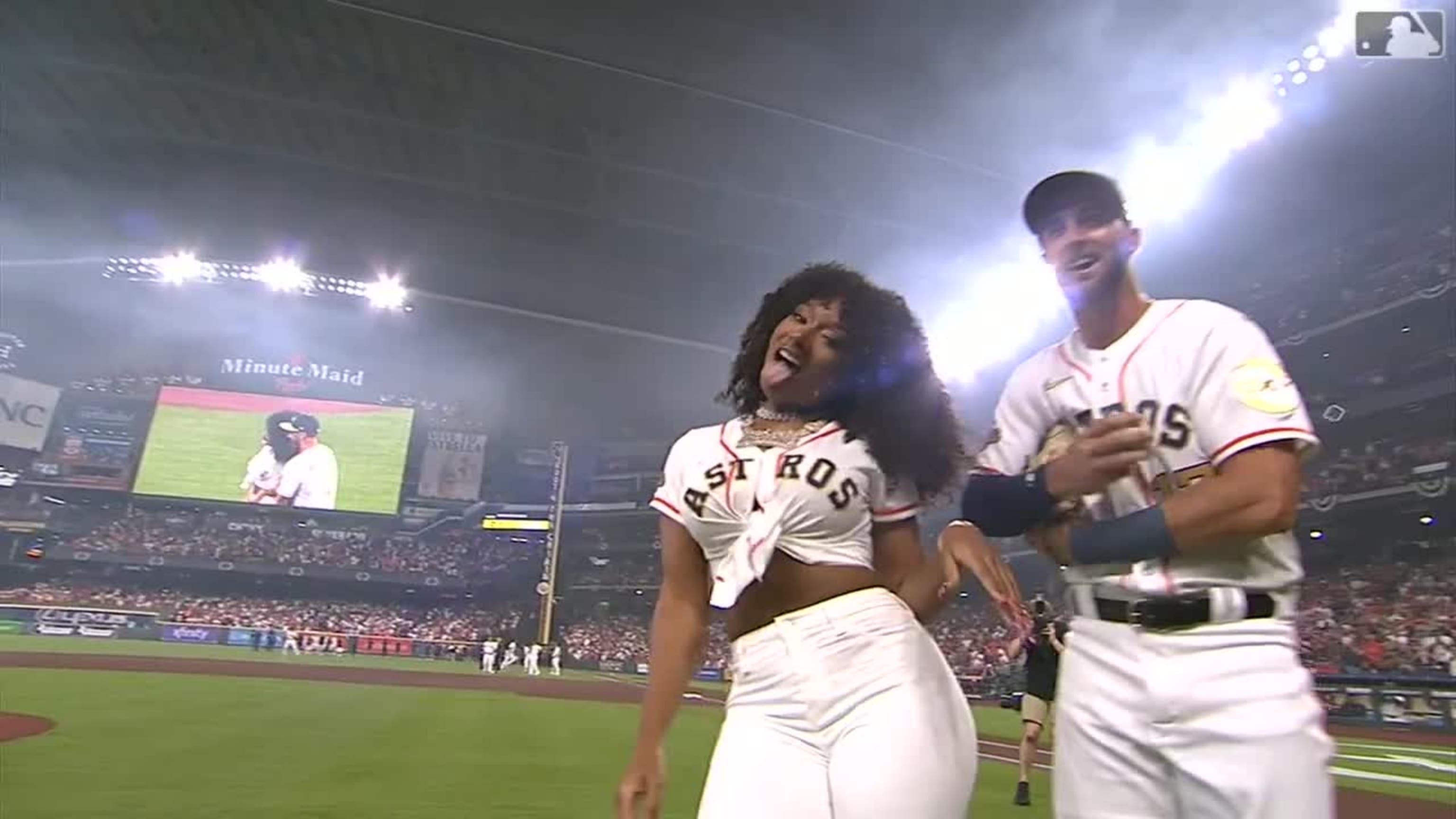 Megan Thee Stallion's first pitch