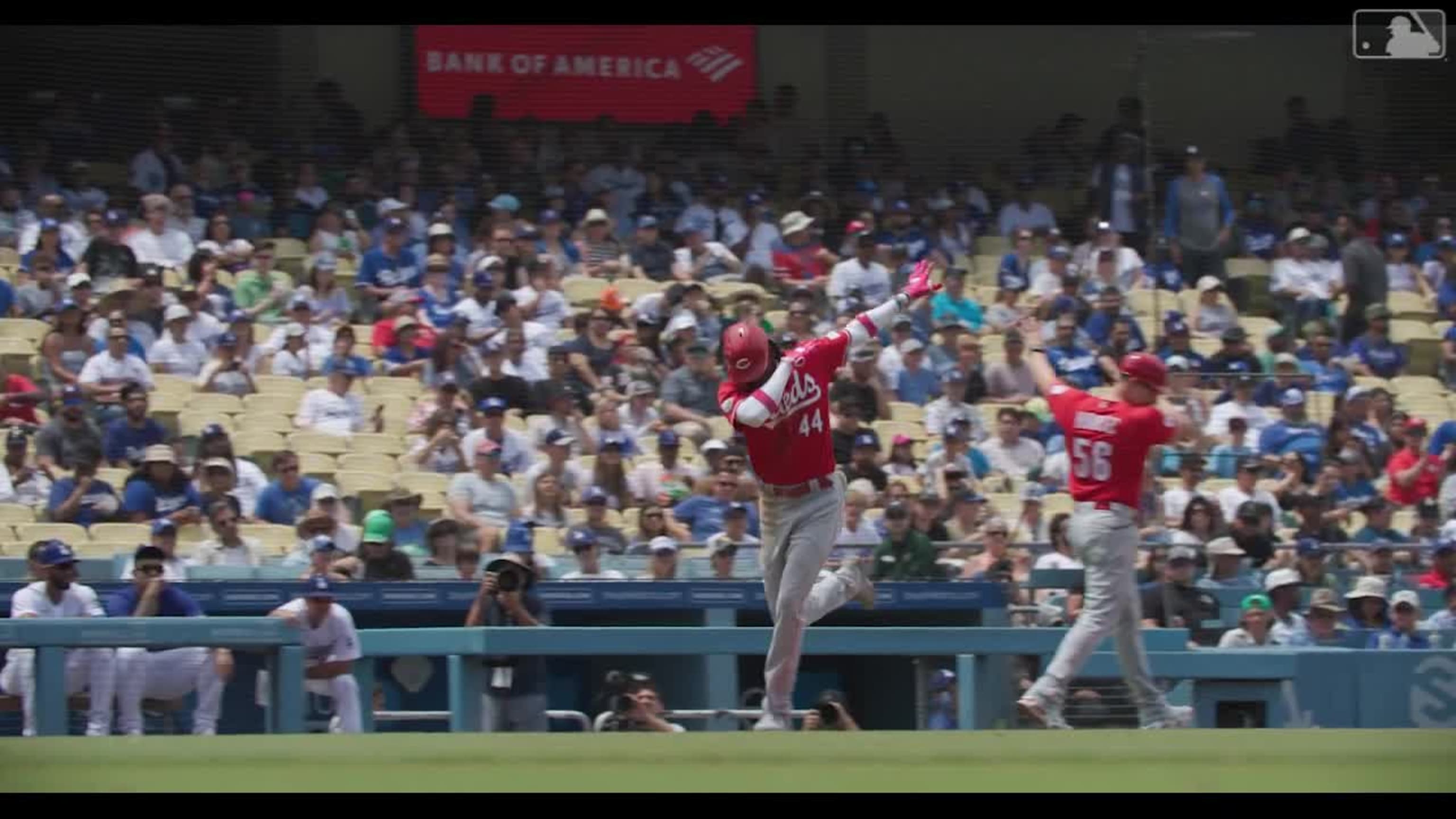 Field view of De La Cruz's homer