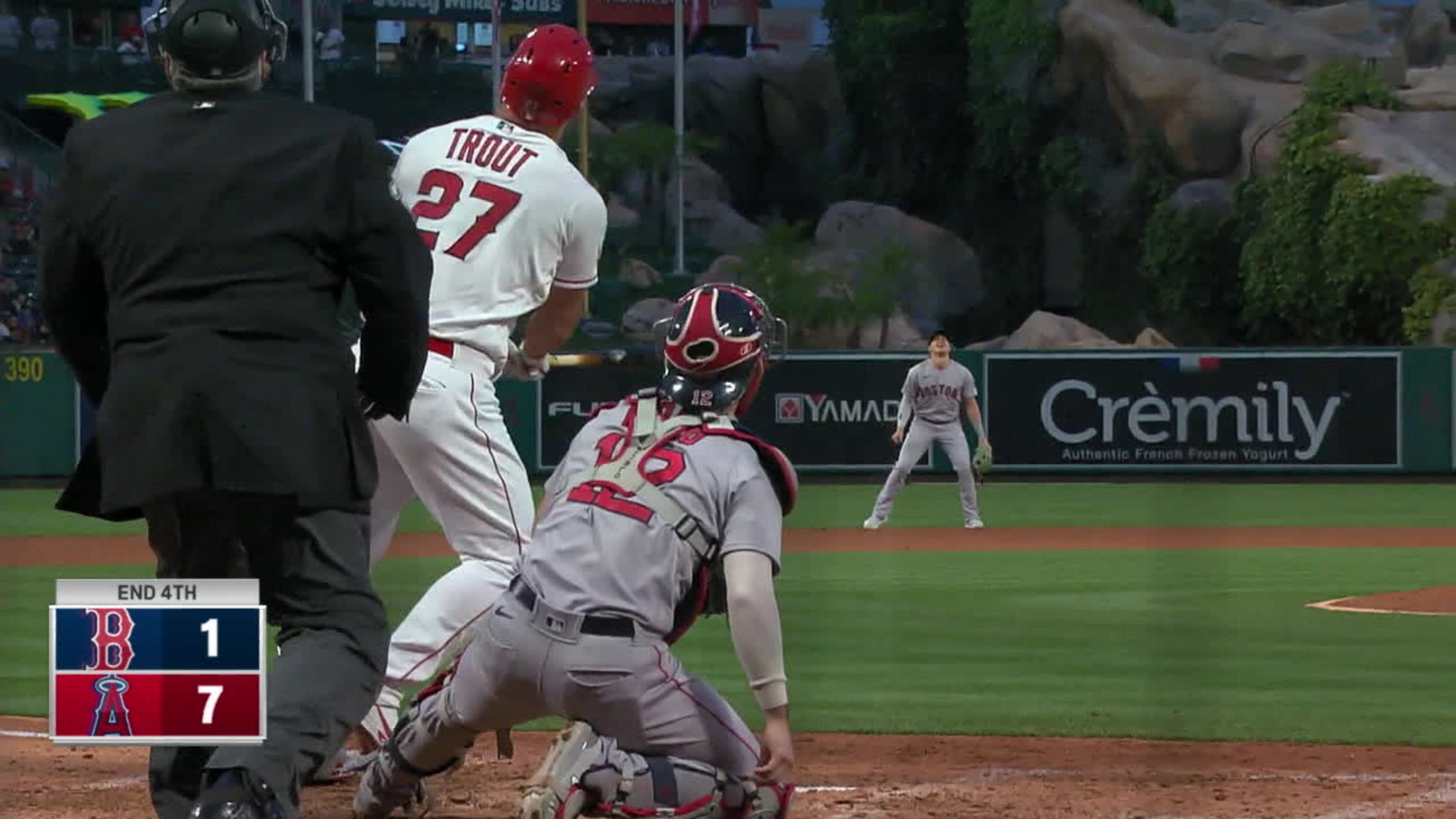 HR de 2 rayas de Mike Trout 