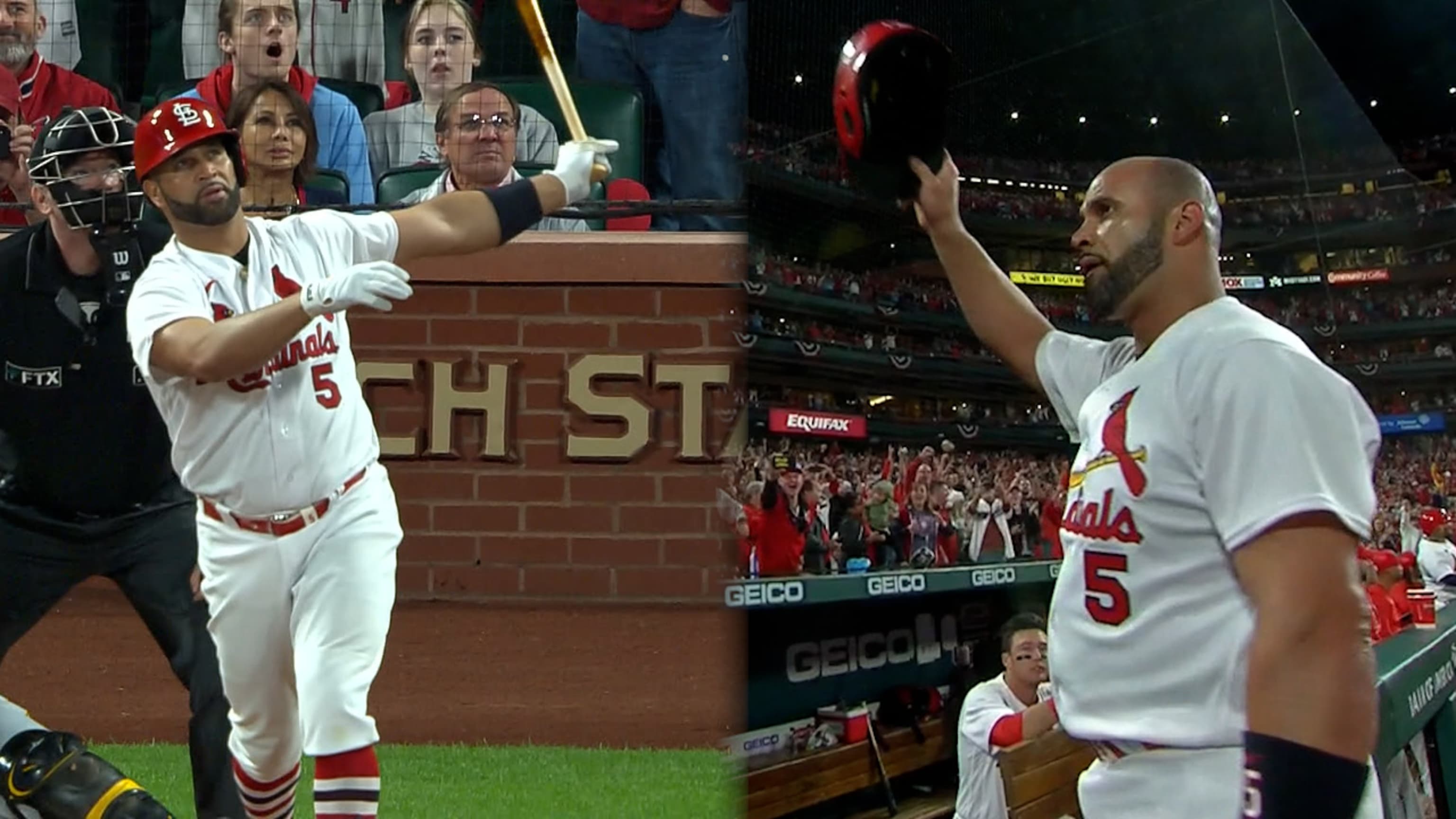 Albert Pujols pega su jonrón 701