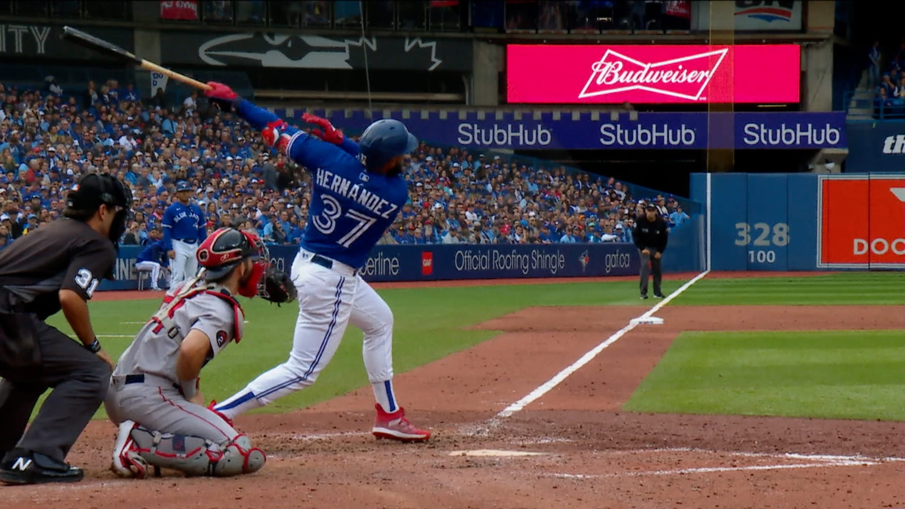 Danny Jansen's RBI double, 04/30/2023