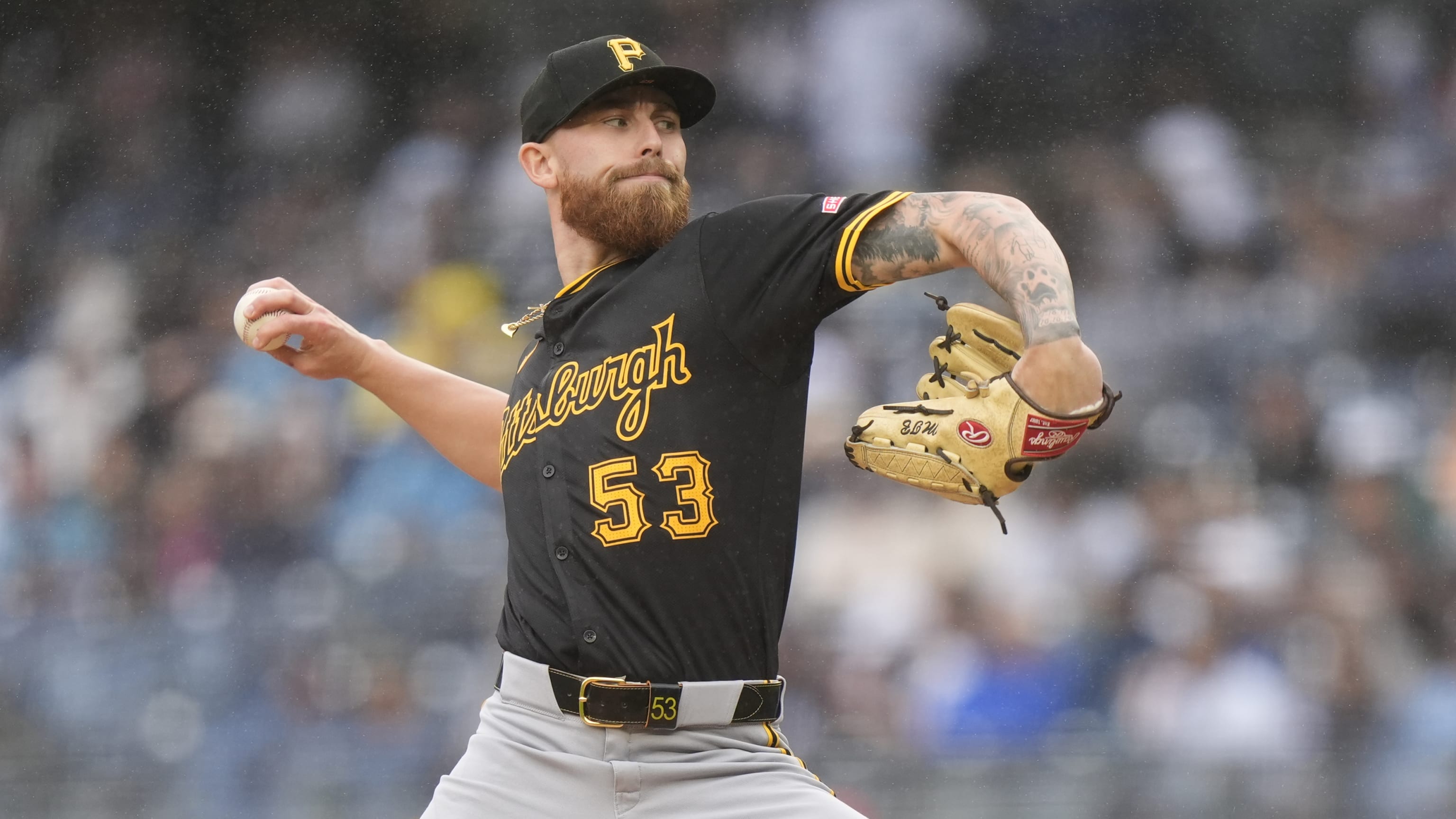 Mike Burrows' first career strikeout