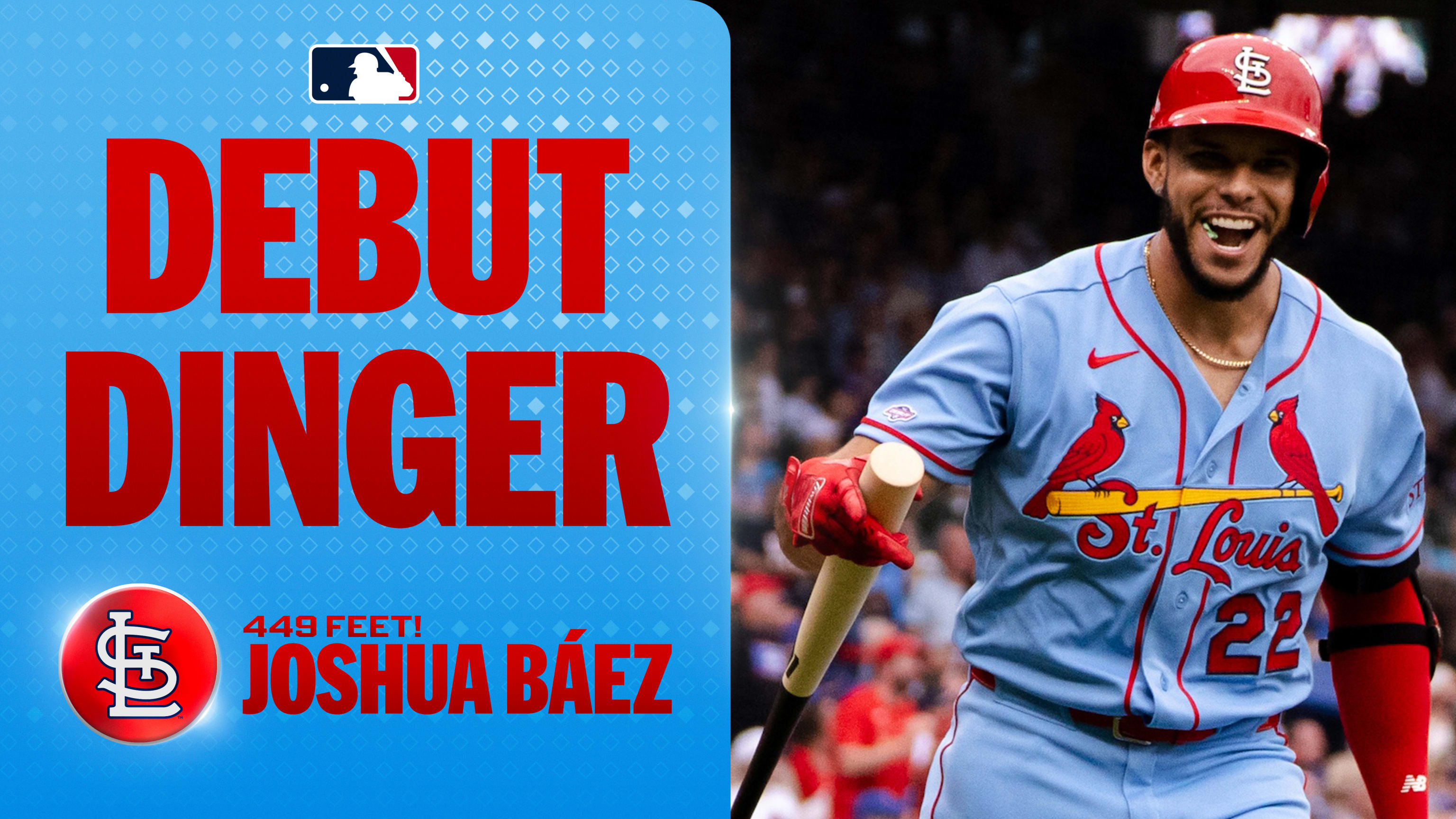 Joshua Báez debuta con enorme jonrón