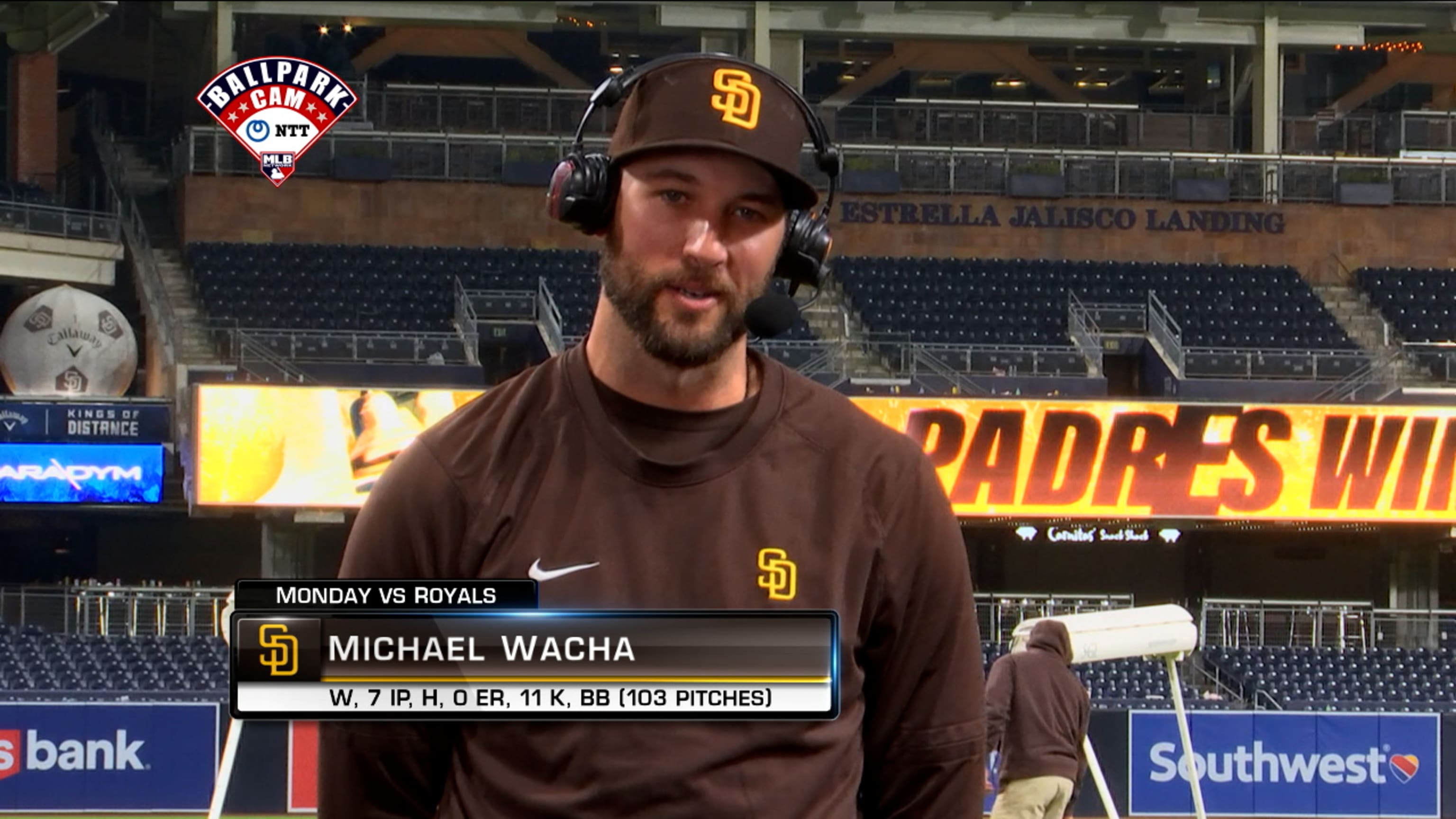 Padres pitcher Michael Wacha loses no-hitter in 8th against Royals