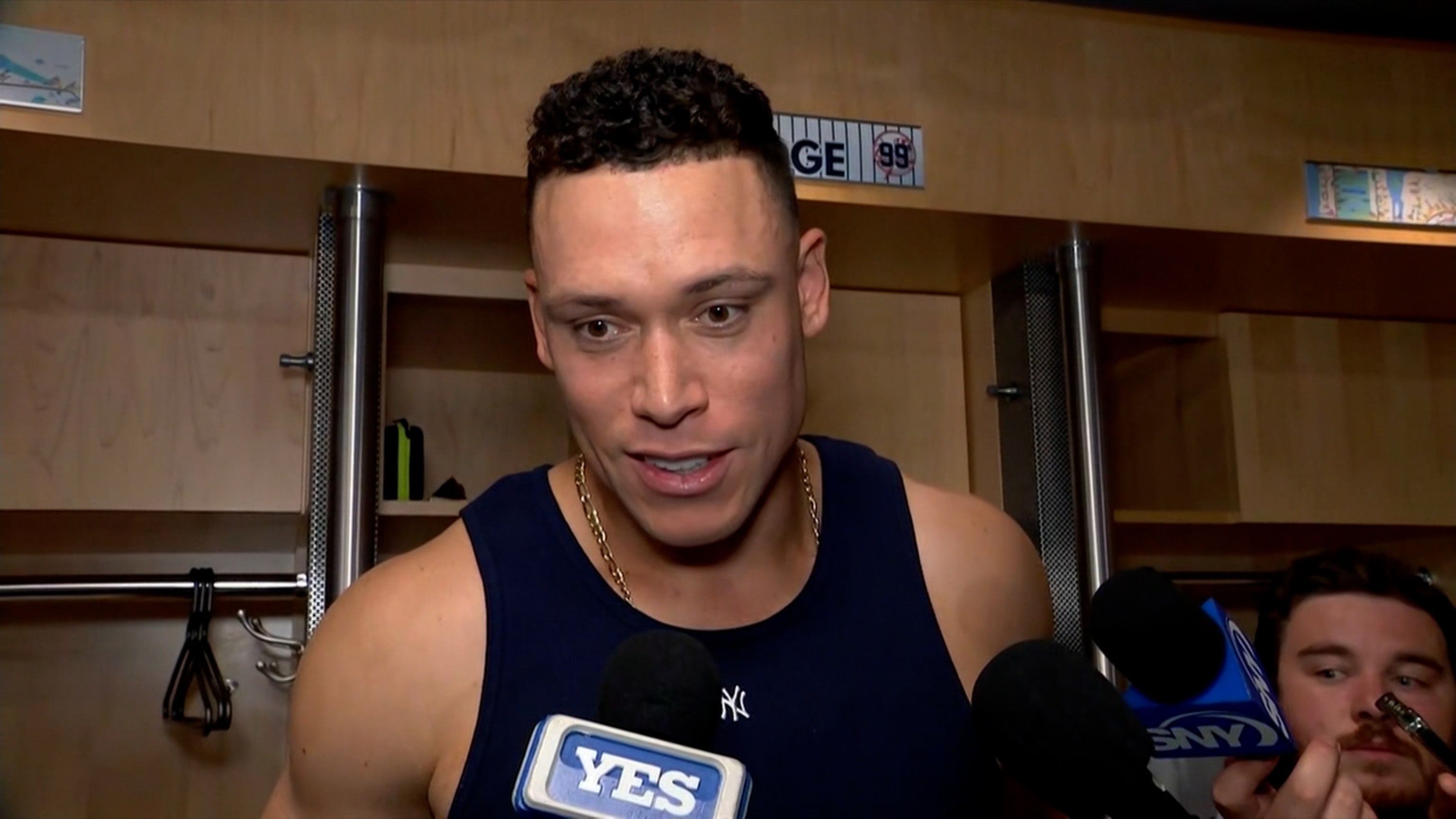 Aaron Judge talks the ups and downs of the season