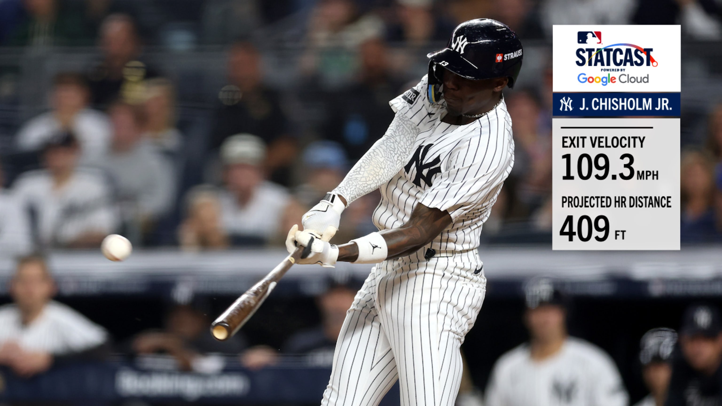 Jazz Chisholm Jr.'s 409-foot home run