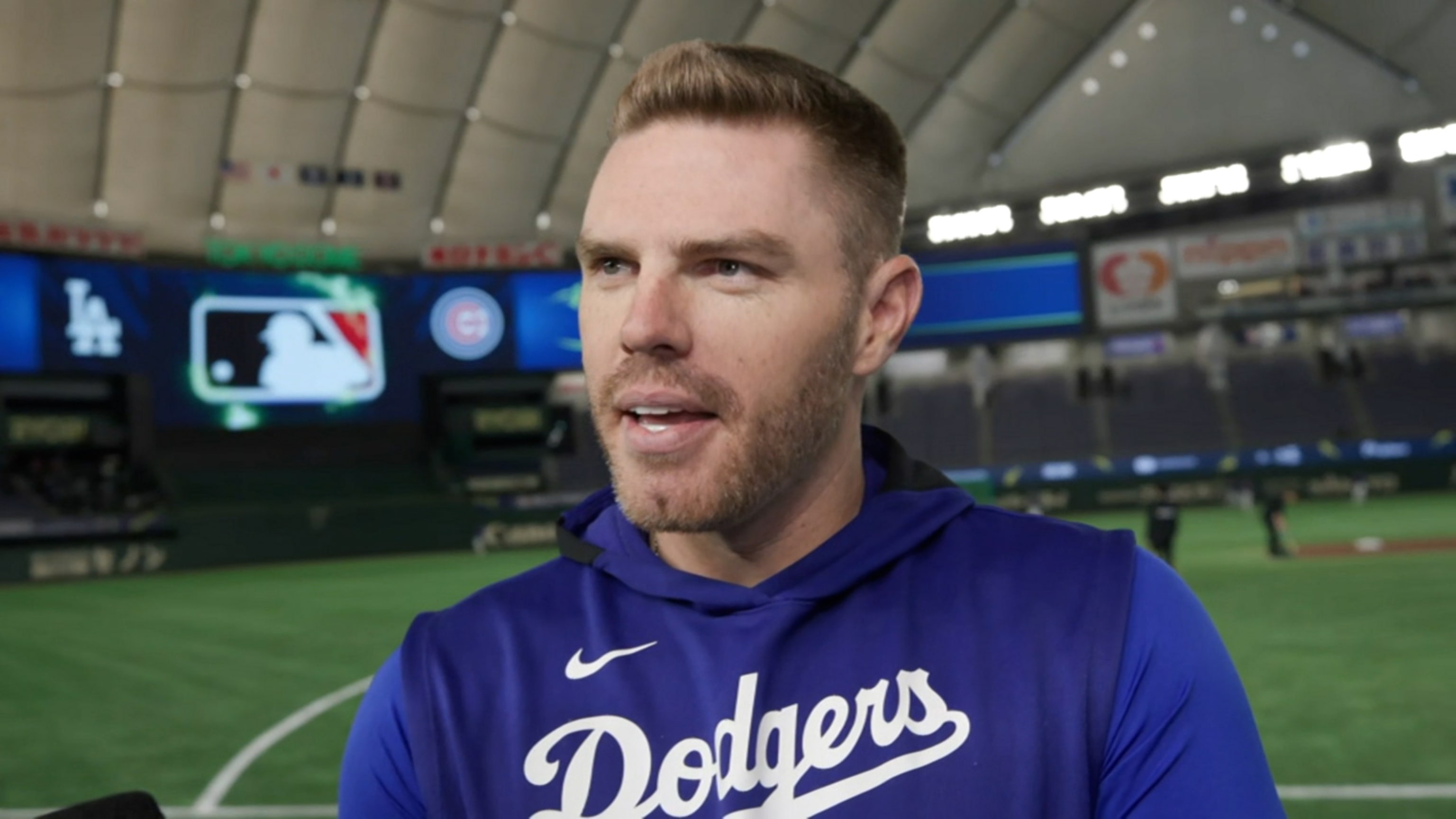 Freddie Freeman out for Game 2 of Tokyo Series