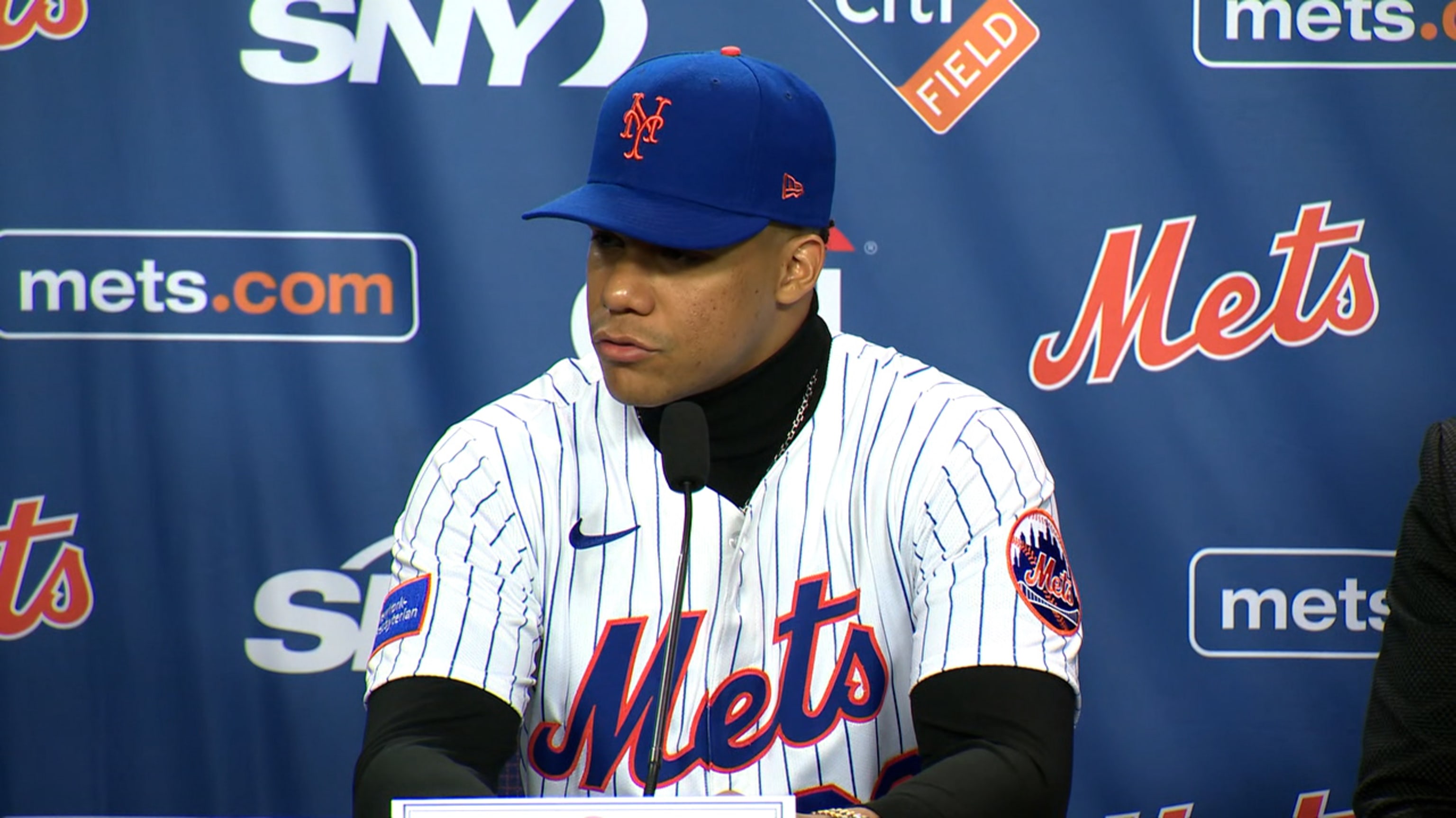 Soto presentado en Citi Field