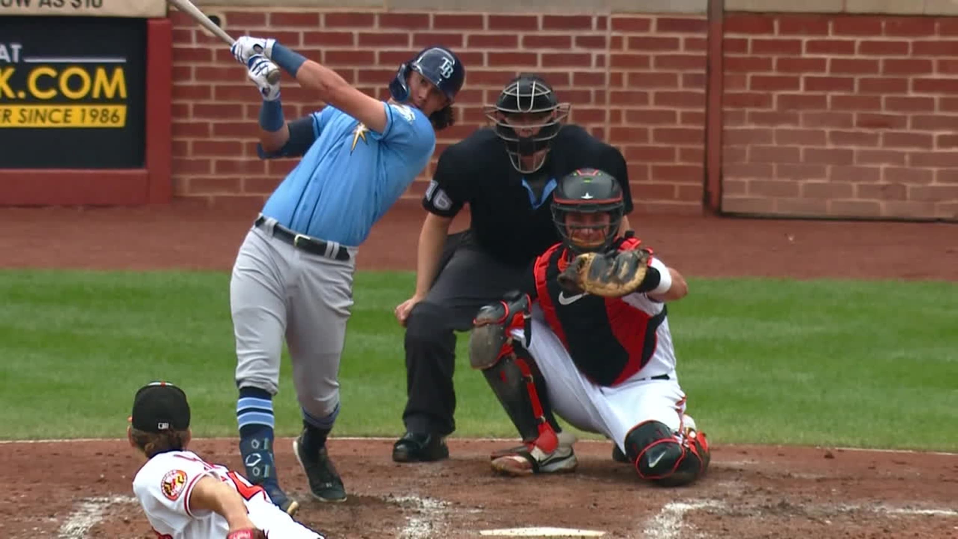 1er hit en MLB de Gray