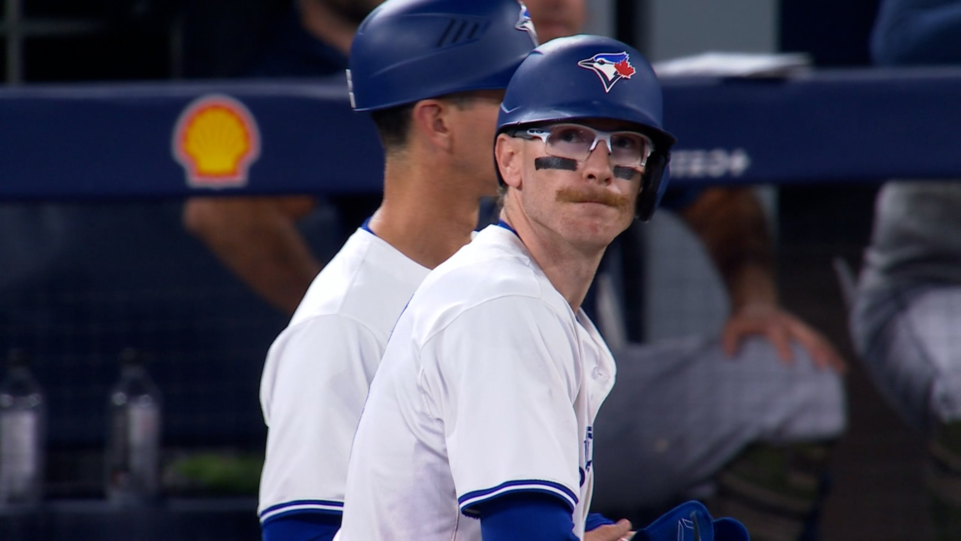 Danny Jansen's single breaks up perfect game