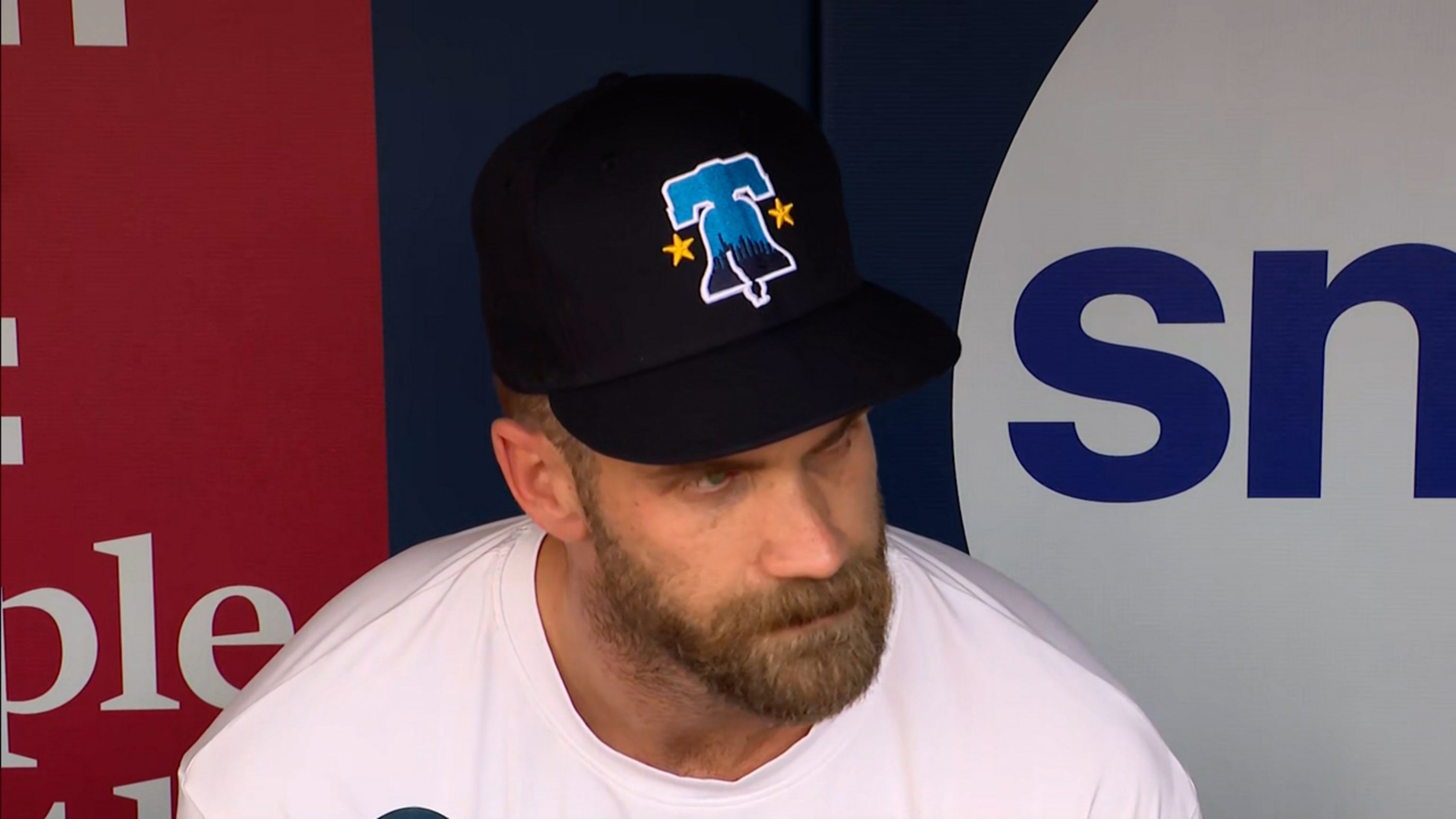 Bryce Harper gives an update on wrist injury