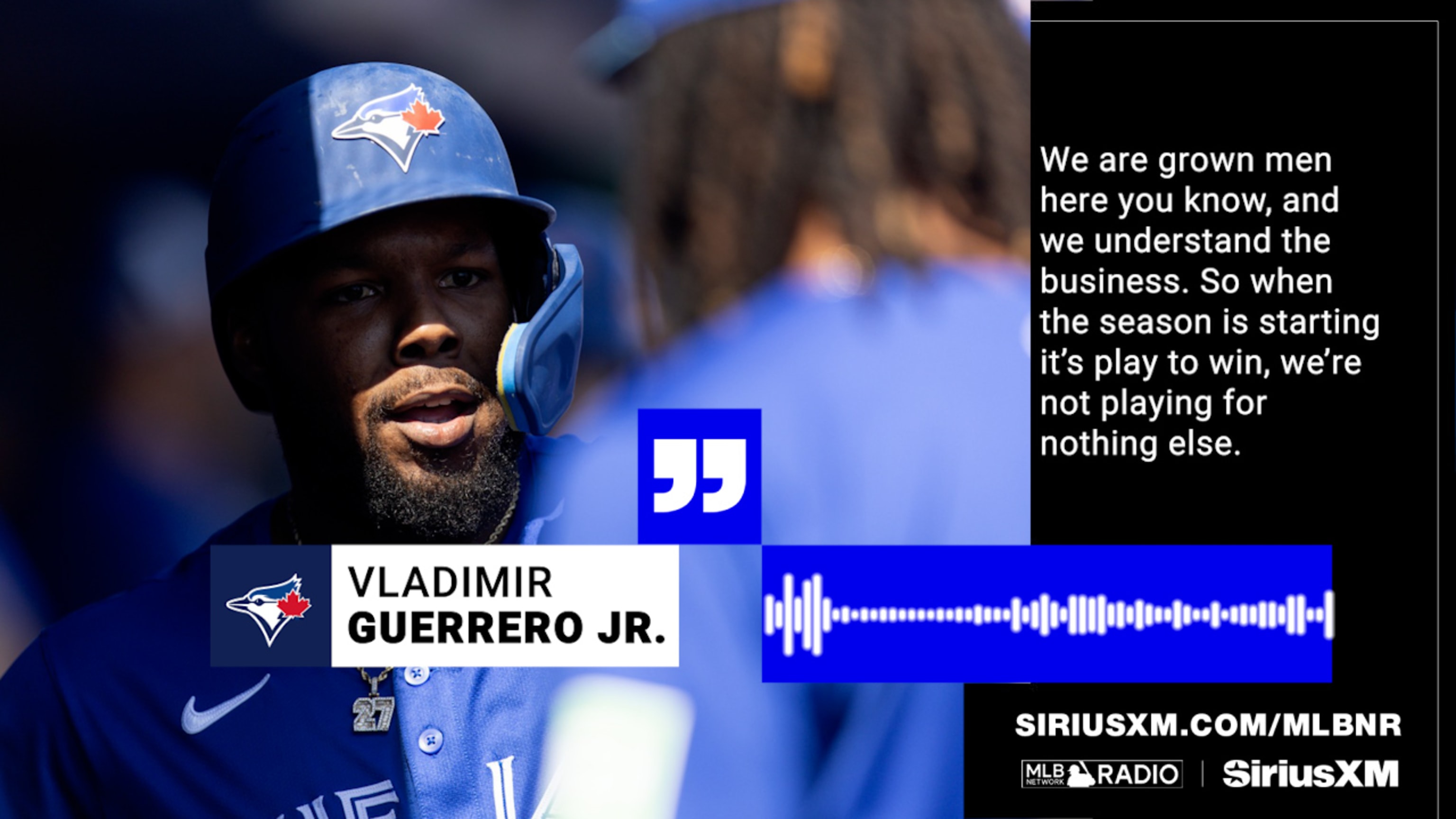 Vladimir Guerrero Jr. discusses his focus on 2025