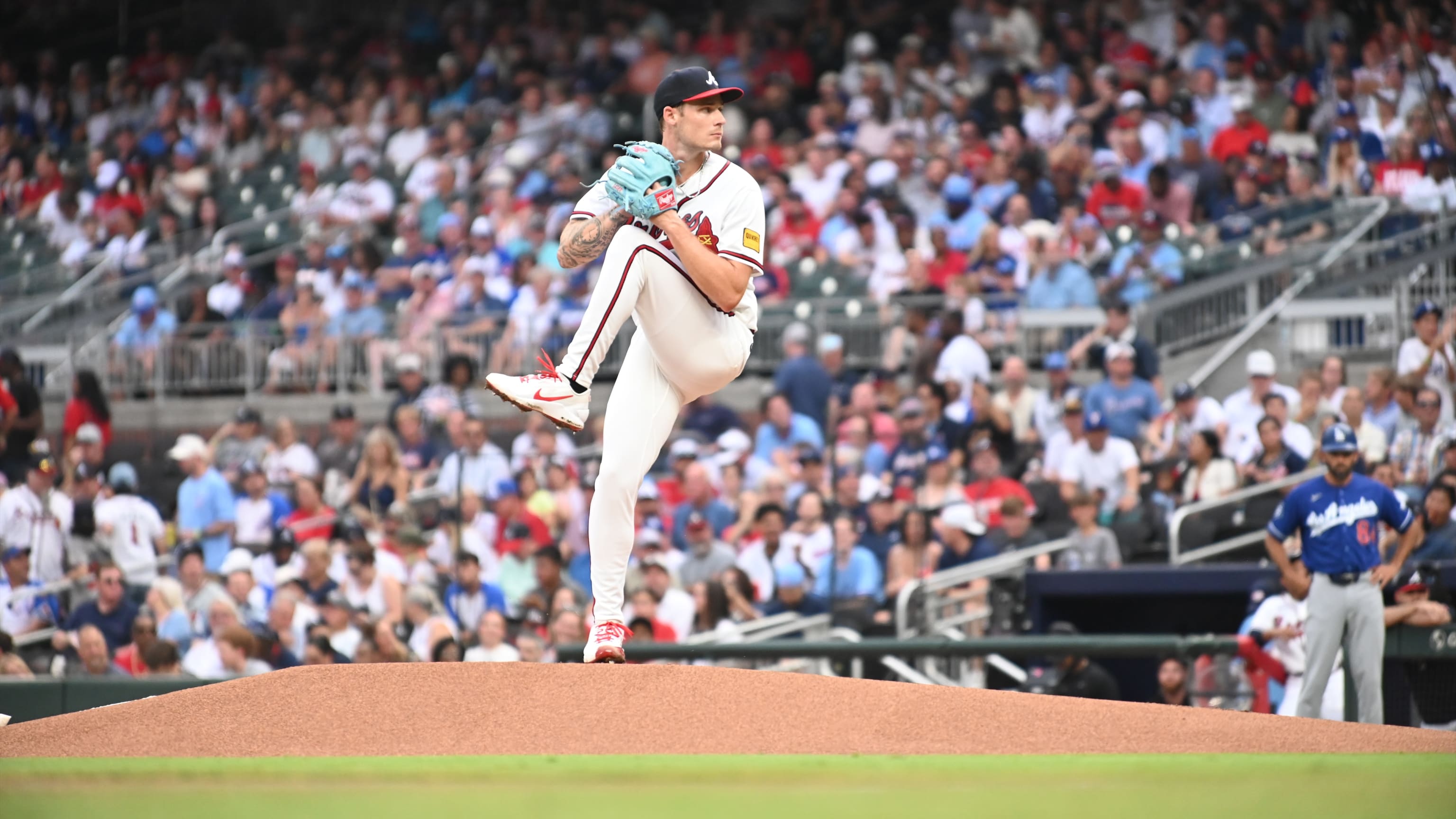 AJ Smith-Shawver poncha a Shohei Ohtani