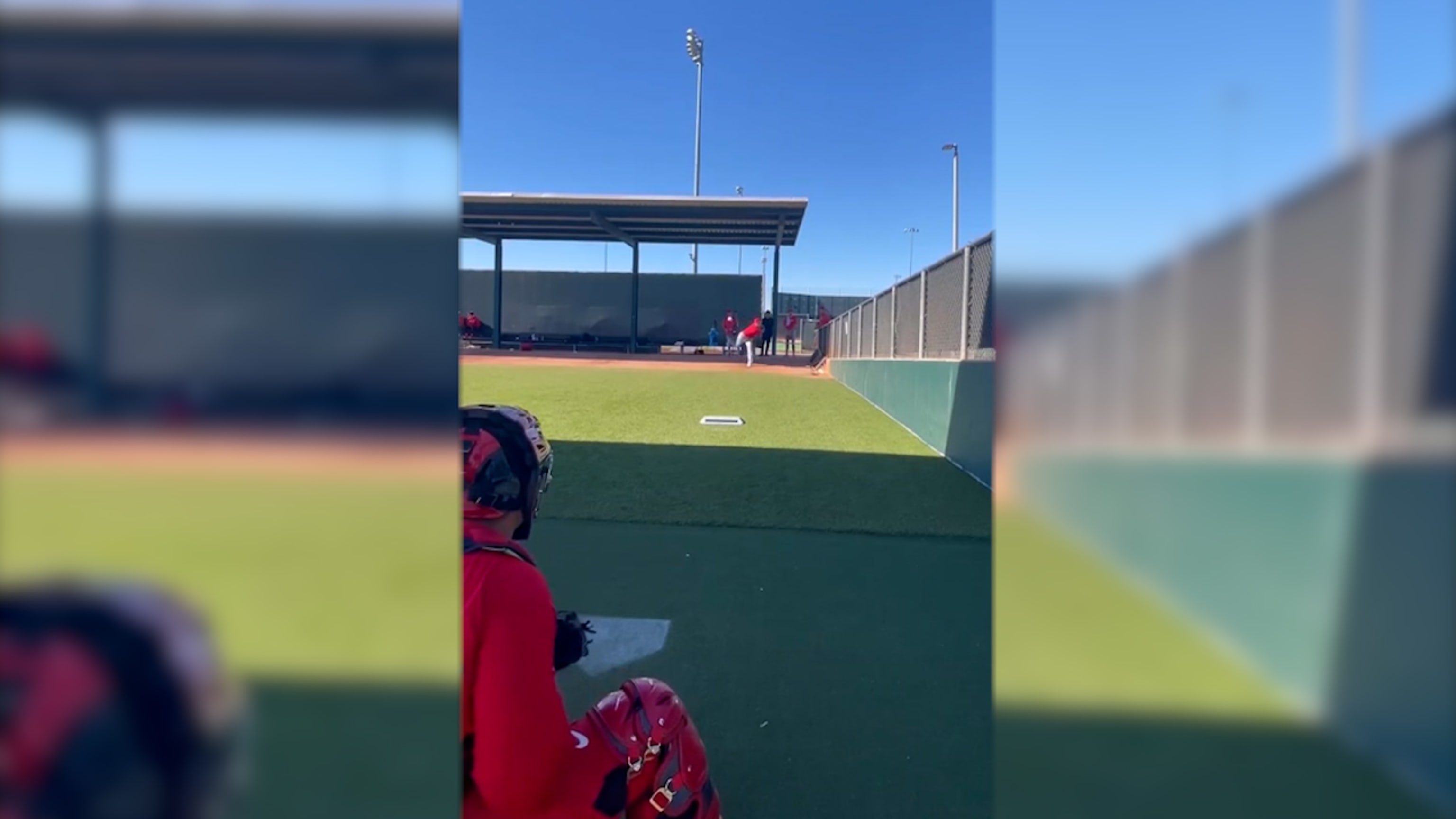 Baseball: Ohtani joins Angels teammates for 1st preseason practice