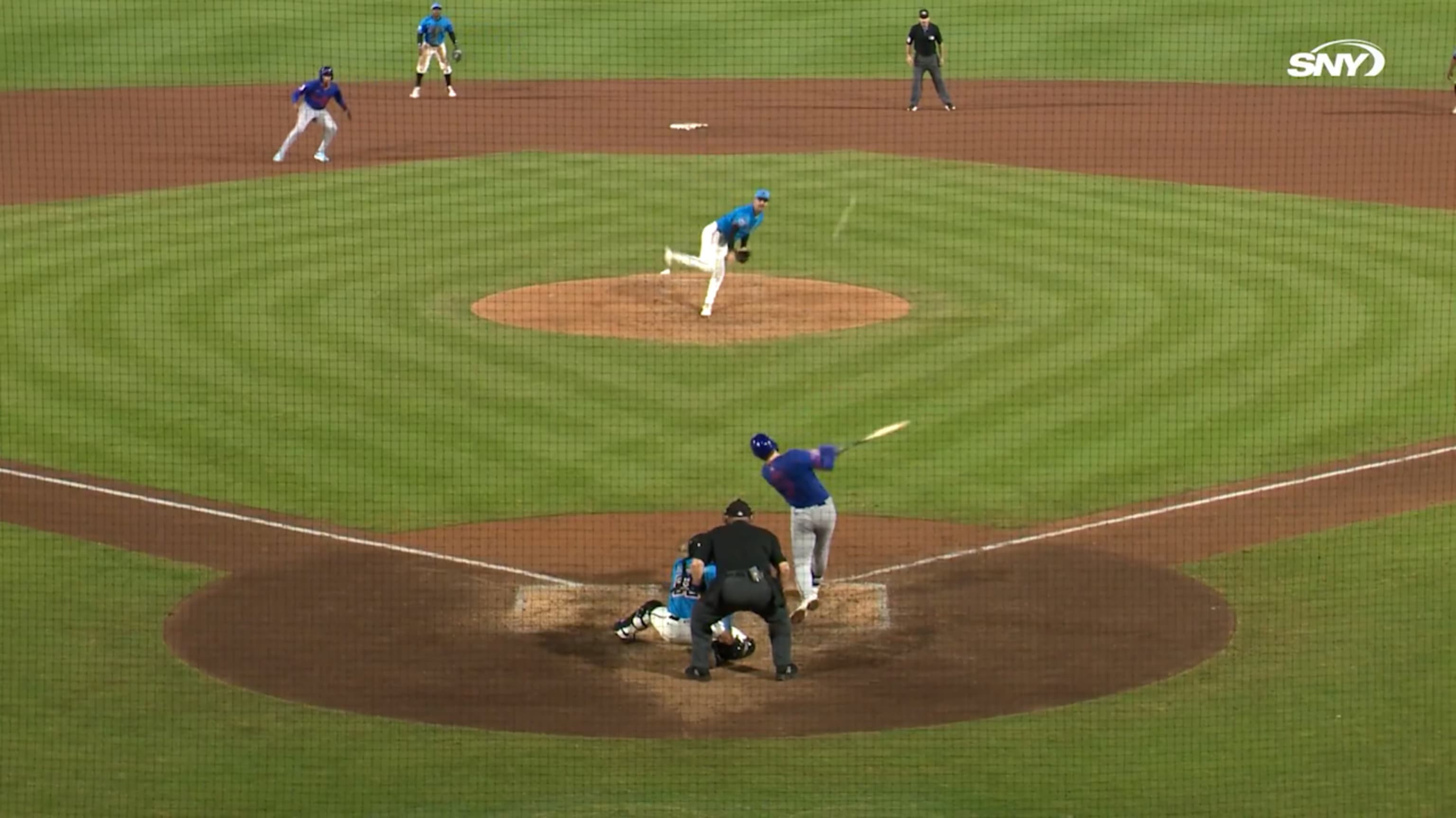 Brett Baty's two-run double
