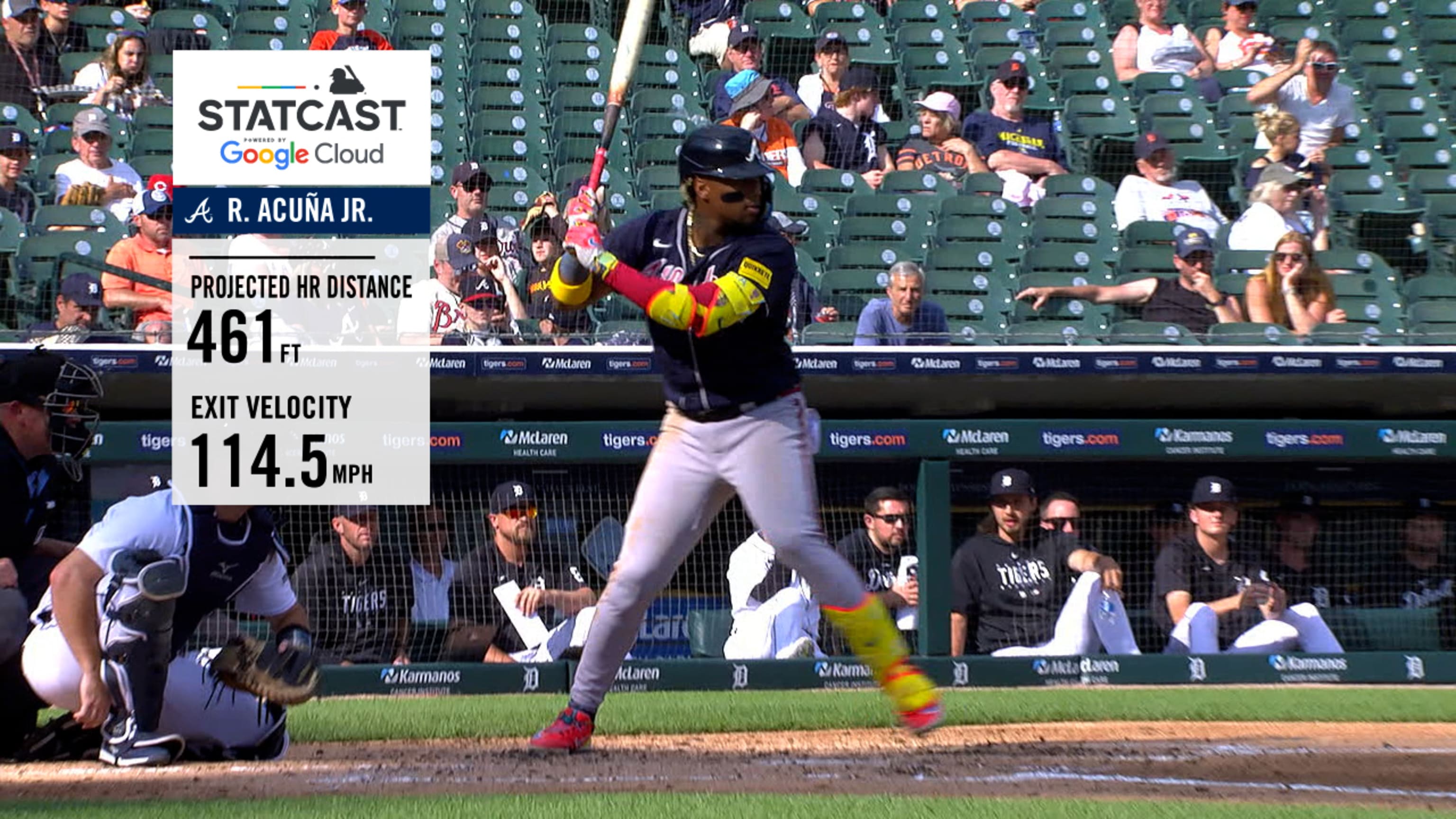 Acuña Jr. da HR de 461 pies