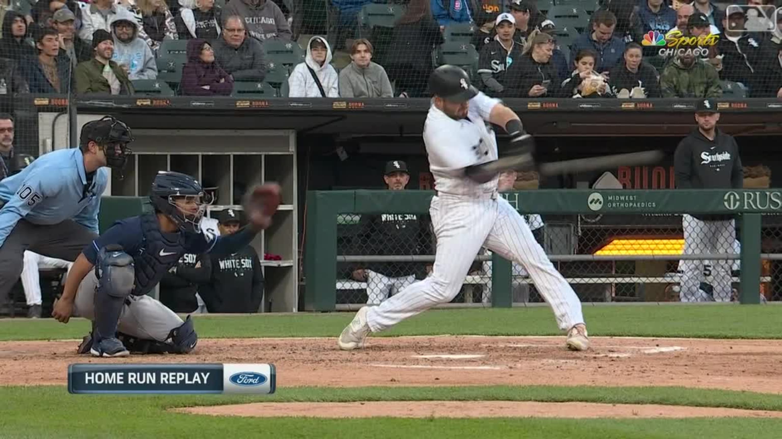 Jake Burger first to try on jacket in White Sox new home run celebration