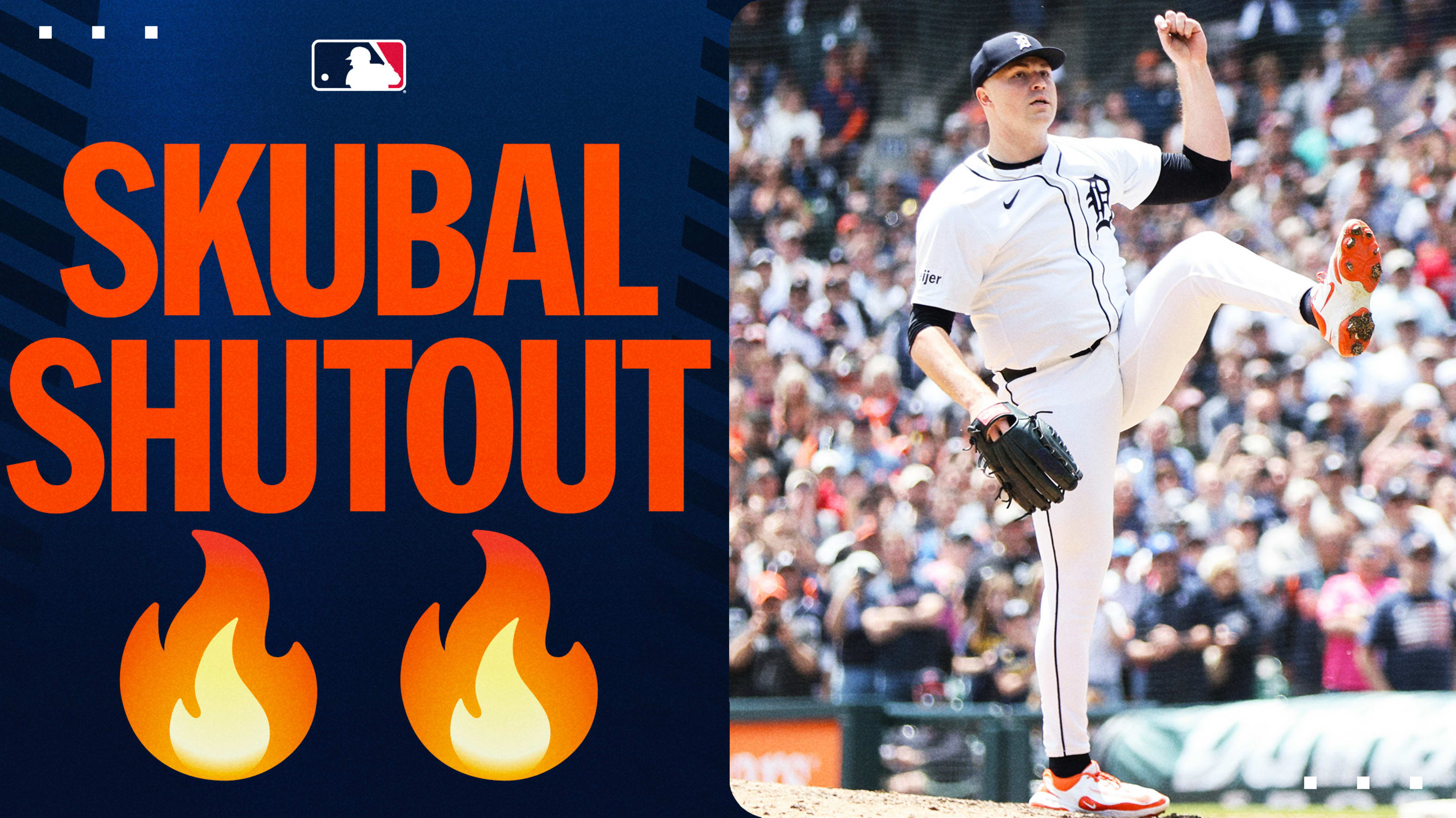 Tarik Skubal poncha a 13 en su 1er juego completo