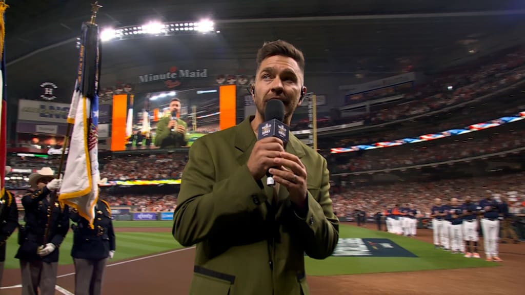 Texas Rangers vs. Houston Astros: Who is singing national anthem?