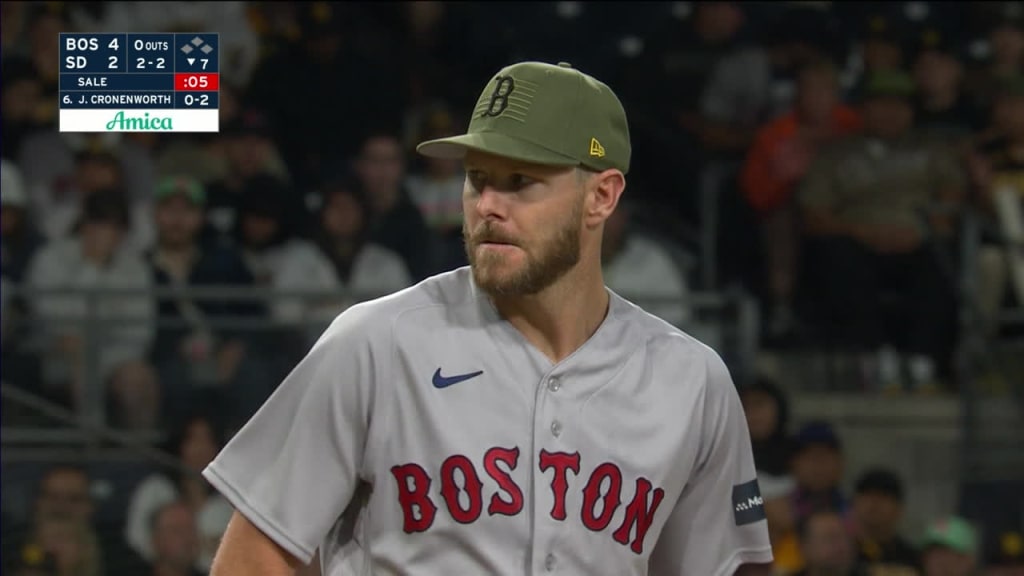 Chris Sale strikes out eight