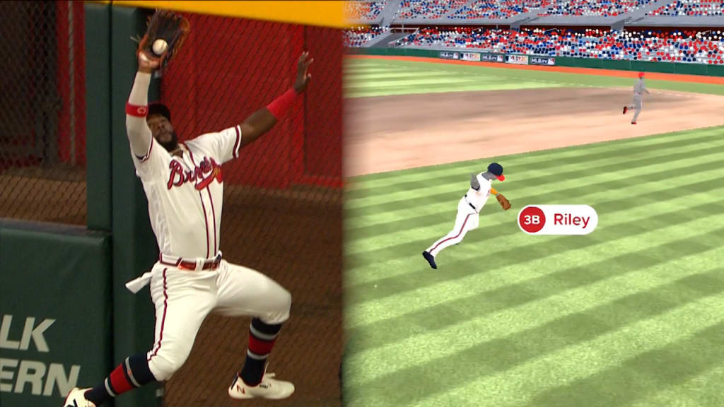 Harris II's DP via MLB Gameday 3D, 10/09/2023