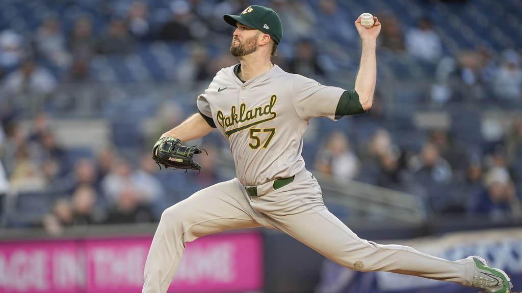 Alex Wood strikes out five in stellar outing | 04/25/2024 | Athletics