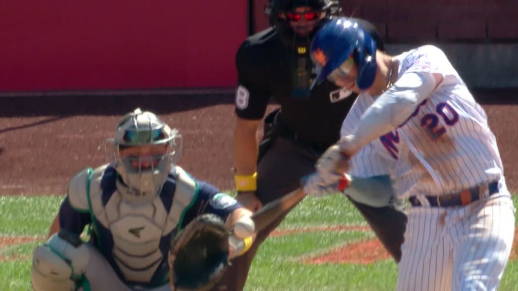 Pete Alonso reaches 40 homers, 100 RBIs vs. Mariners