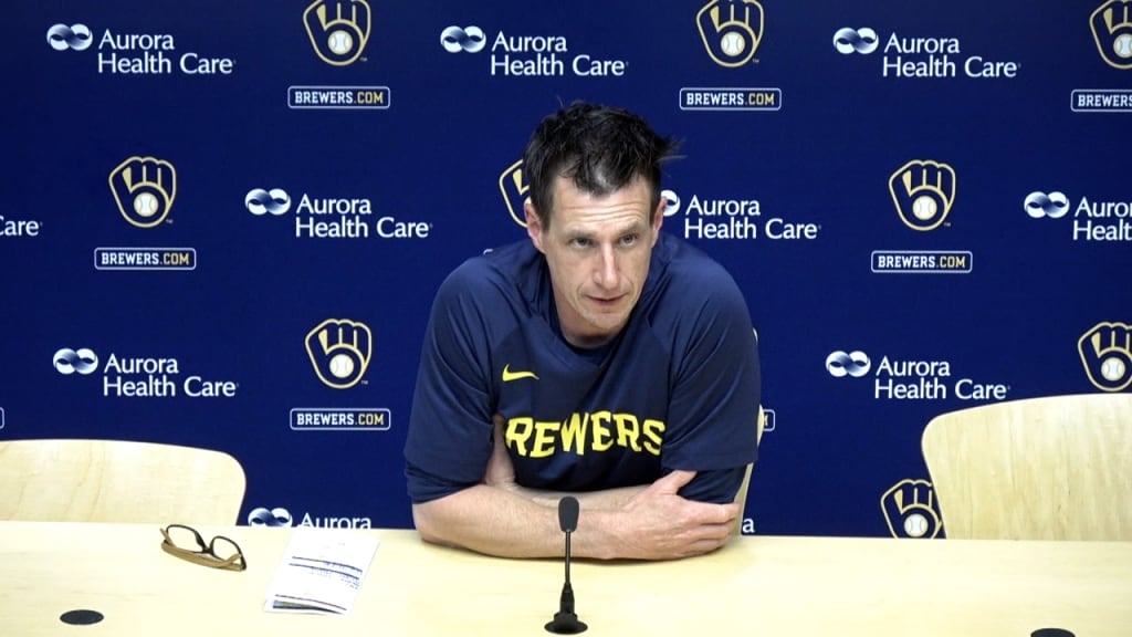 Craig Counsell after Game 1 loss to Arizona 
