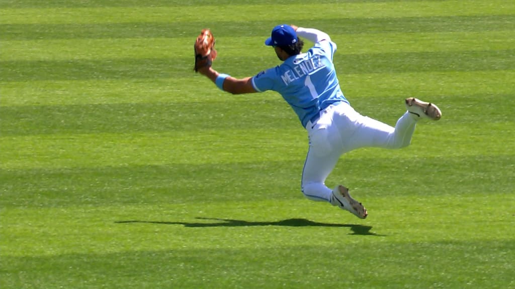 MJ Melendez's leaping grab