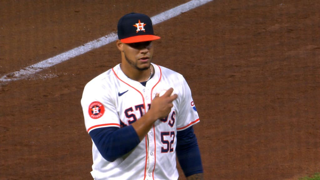 Bryan Abreu escapes a jam